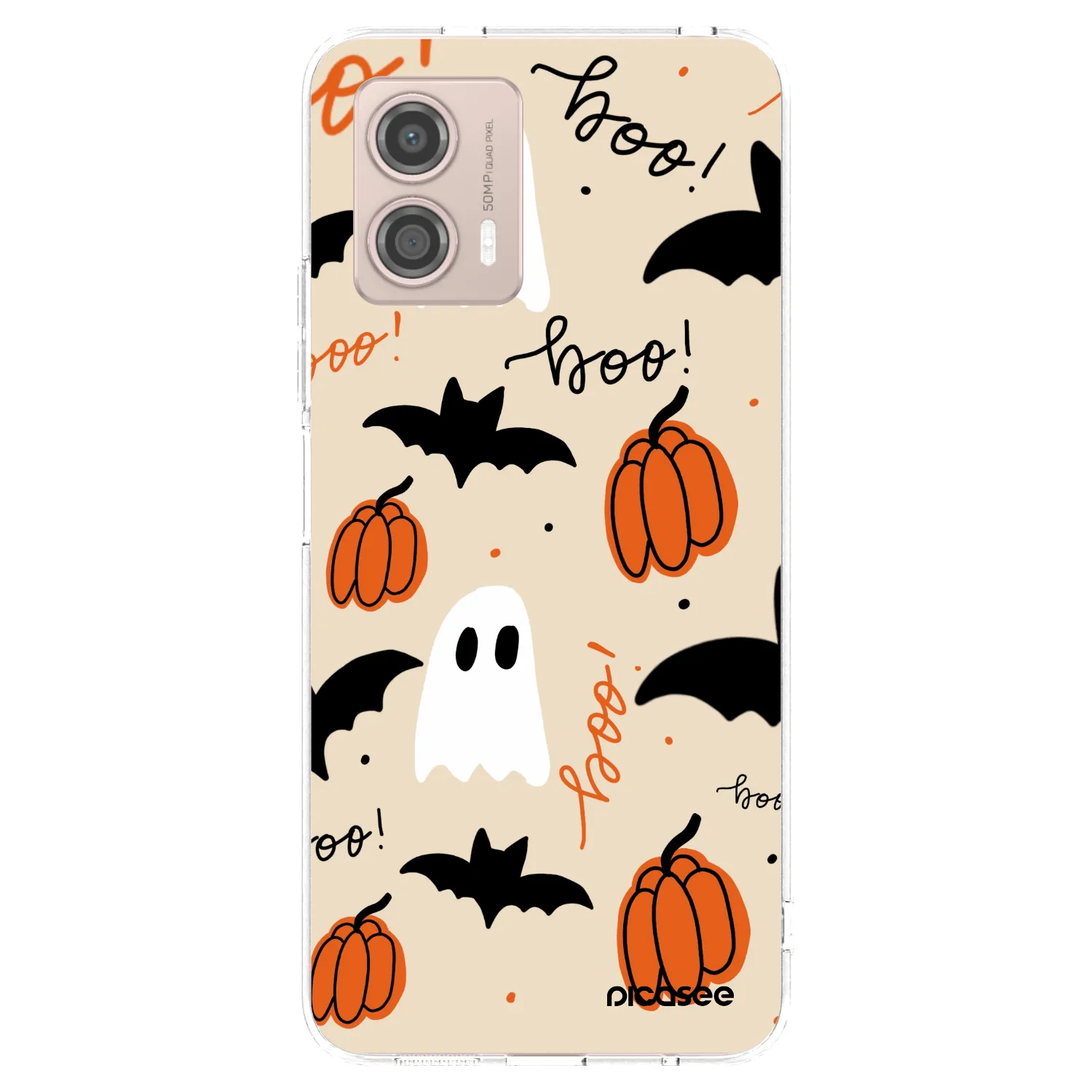 Picasee silikonski prozorni ovitek za Motorola Moto G53 5G - Halloween 26