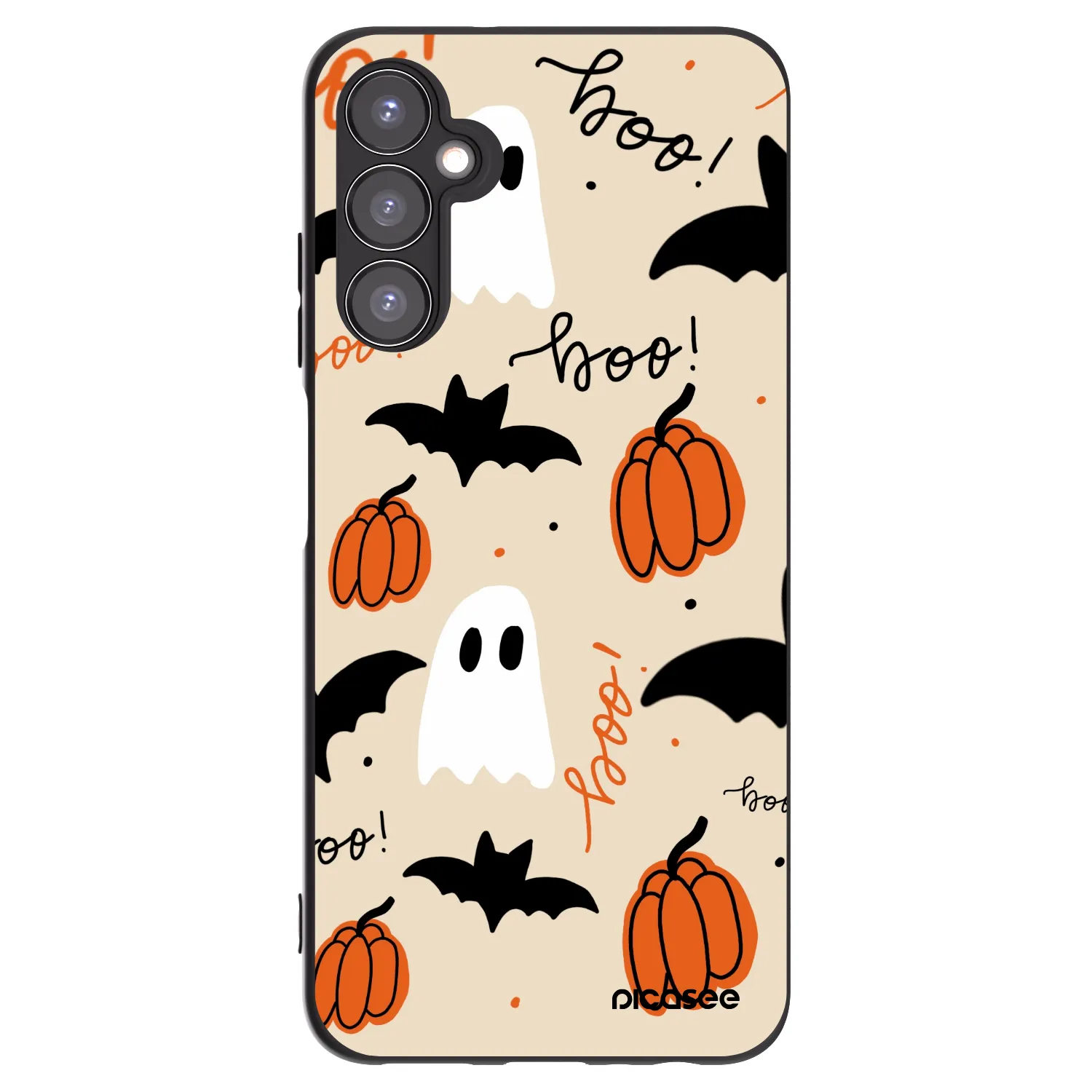 Picasee silikonski črni ovitek za Samsung Galaxy A05s A057G - Halloween 26