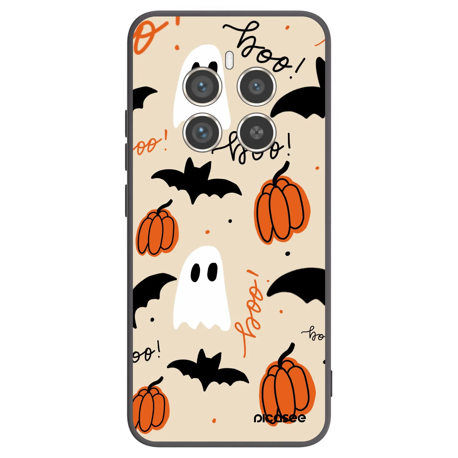 Picasee silikonski črni ovitek za Realme 12 Pro 5G - Halloween 26