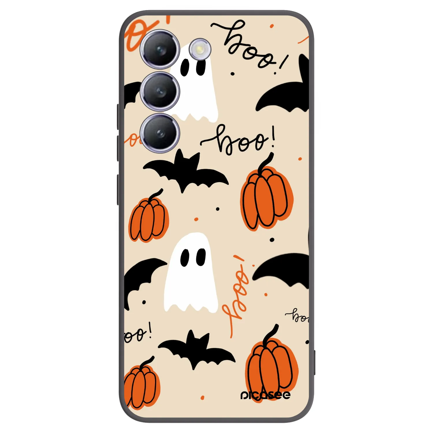 Picasee silikonski črni ovitek za Vivo V40 SE 5G - Halloween 26