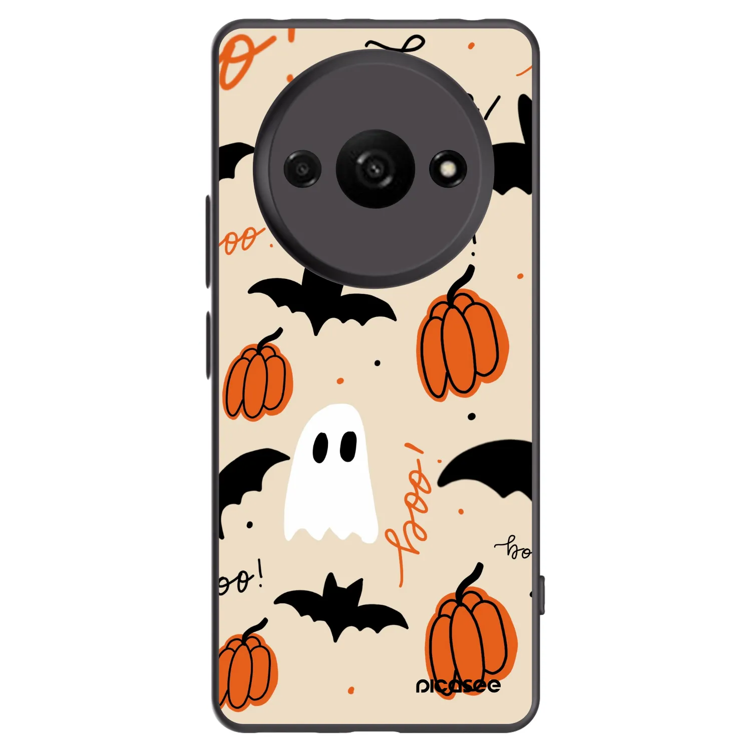 Picasee silikonski črni ovitek za Xiaomi Redmi A3 - Halloween 26