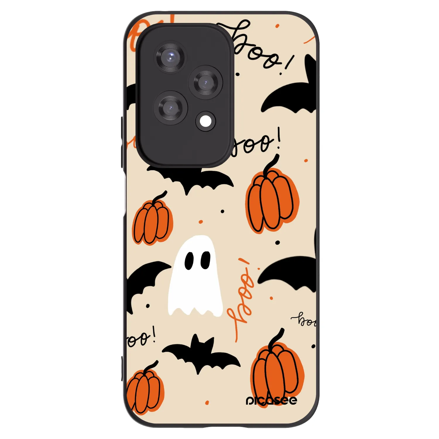 Picasee silikonski črni ovitek za Honor 200 Lite - Halloween 26