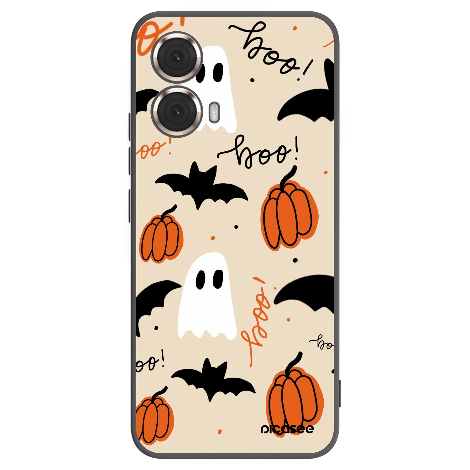 Picasee silikonski črni ovitek za Motorola Moto G85 - Halloween 26