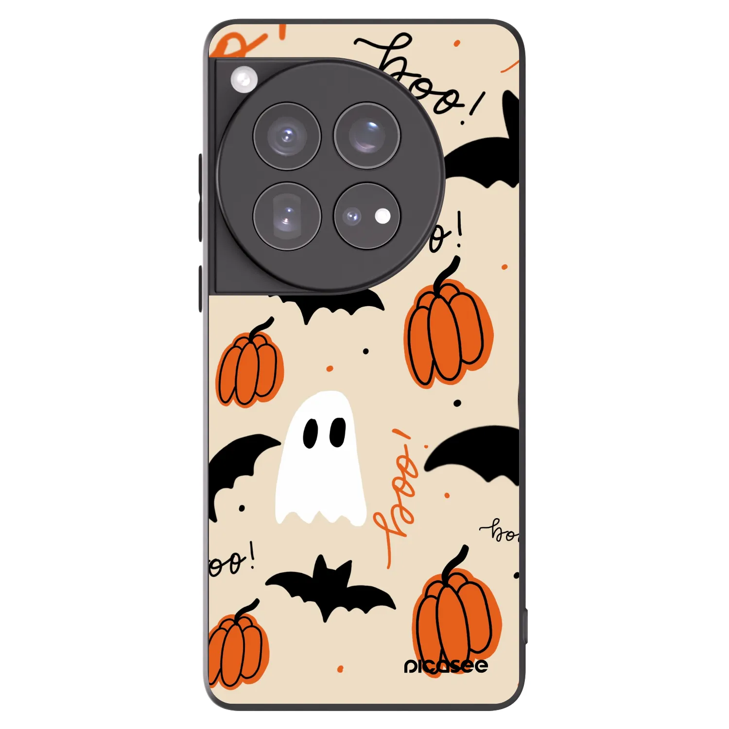 Picasee silikonski črni ovitek za OnePlus 12 5G - Halloween 26