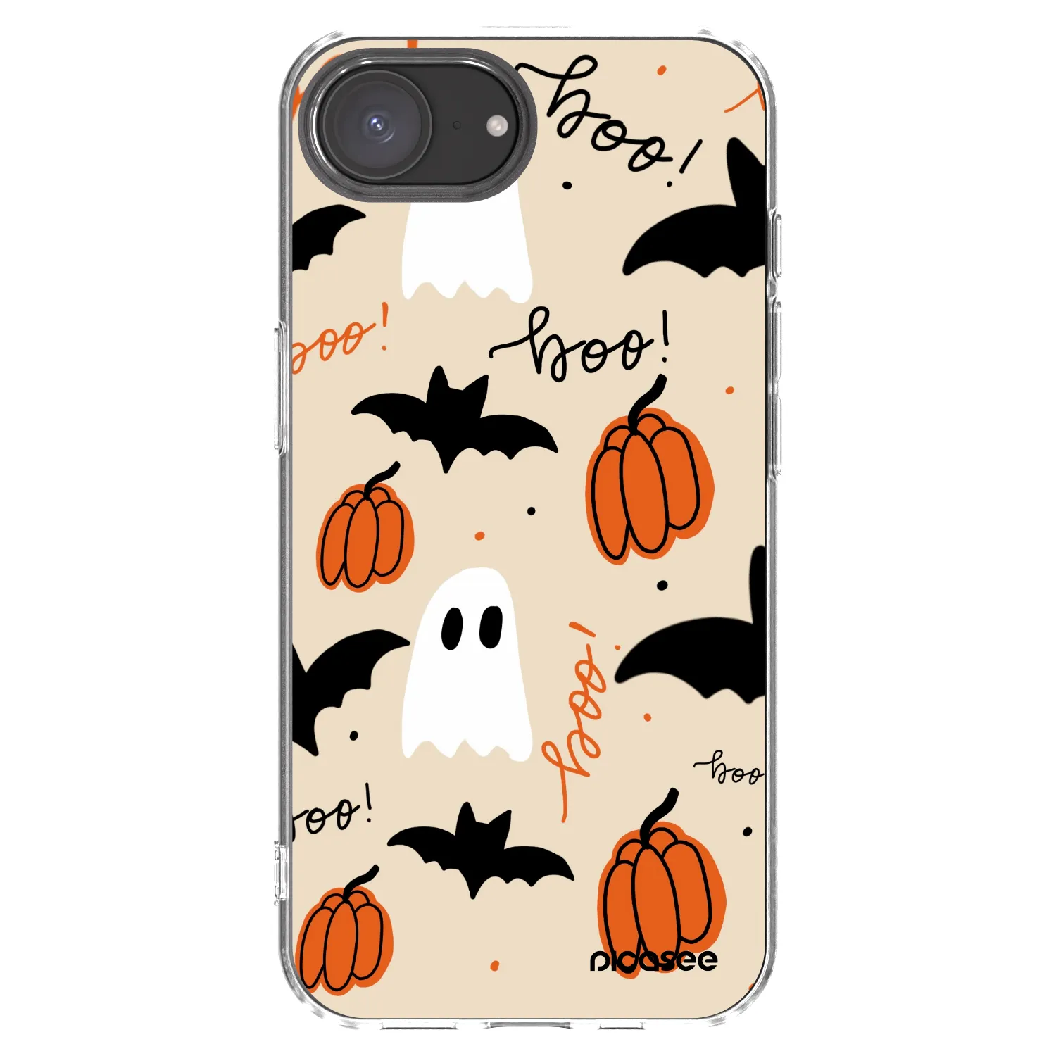 Picasee silikonski prozorni ovitek za Apple iPhone 16e - Halloween 26
