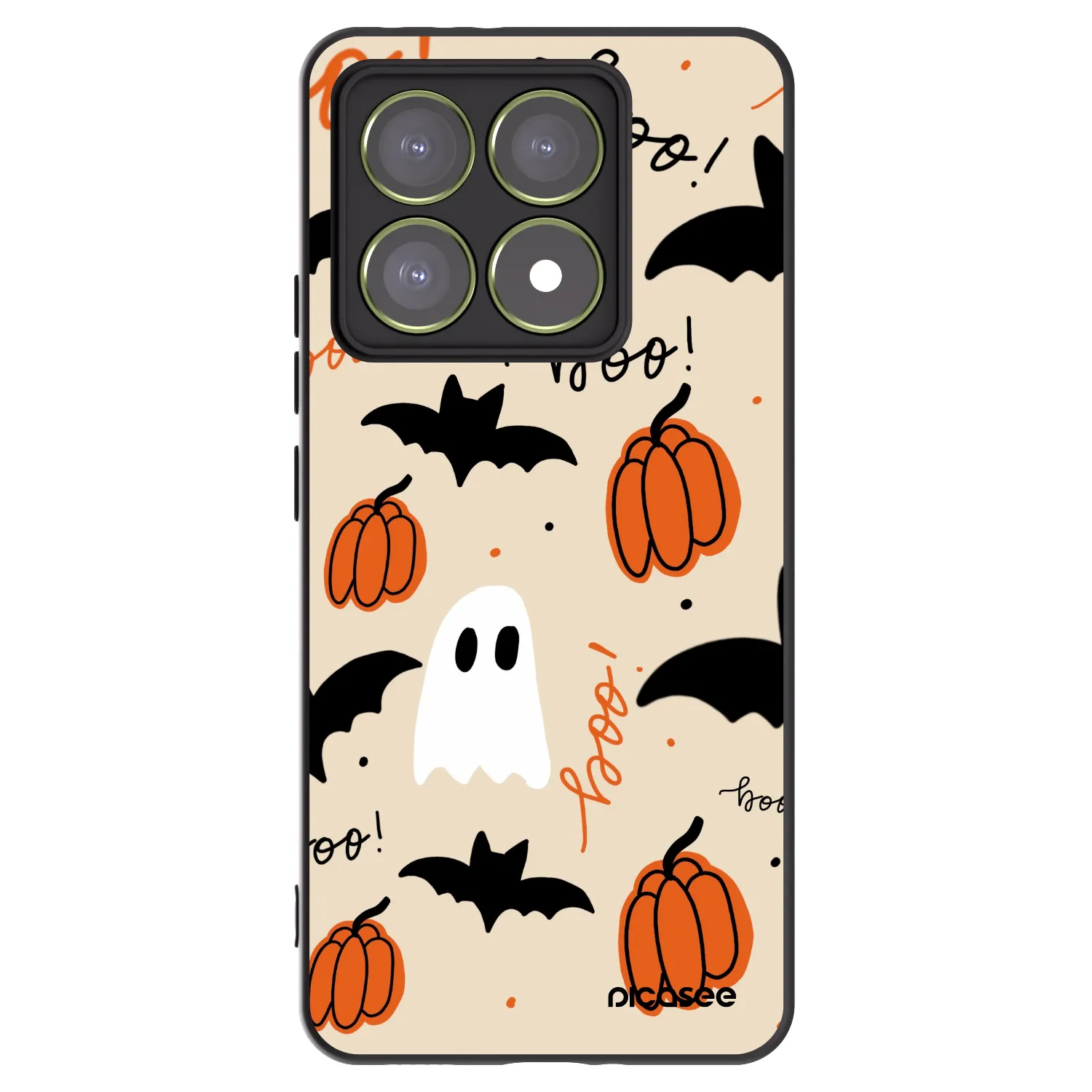Picasee silikonski črni ovitek za Xiaomi 14T - Halloween 26