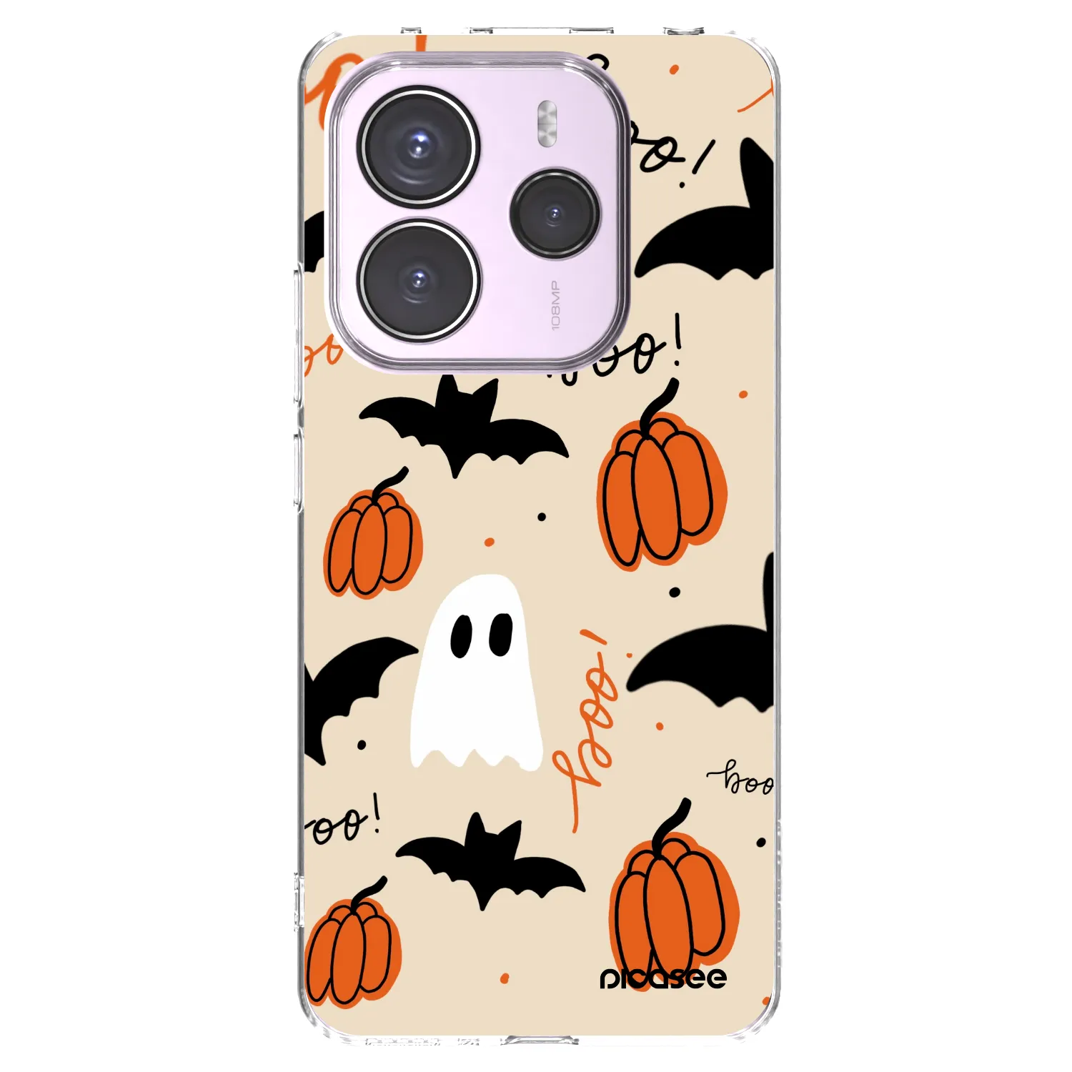 Picasee silikonski prozorni ovitek za Xiaomi Redmi Note 14 5G - Halloween 26