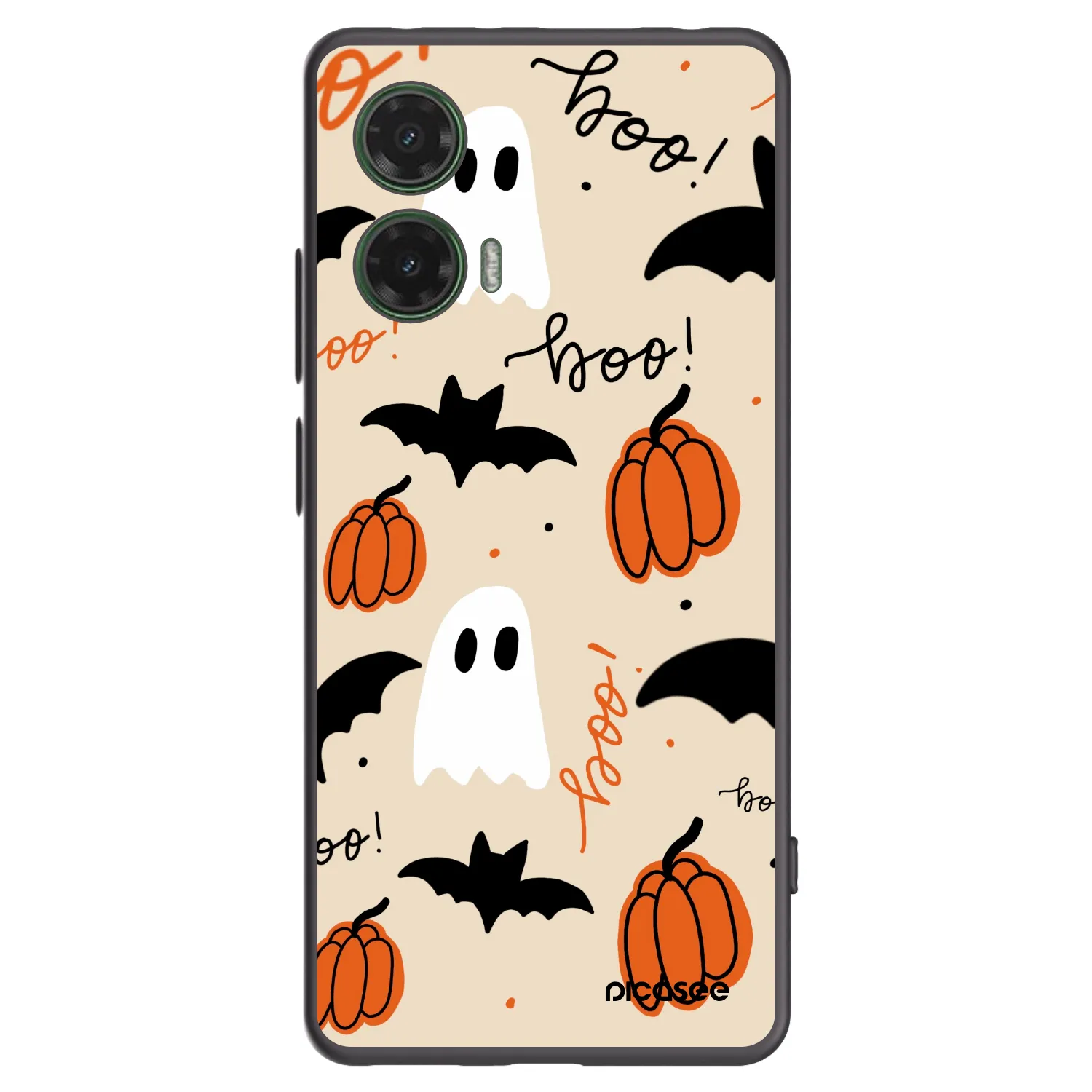 Picasee silikonski črni ovitek za Motorola Moto G35 5G - Halloween 26