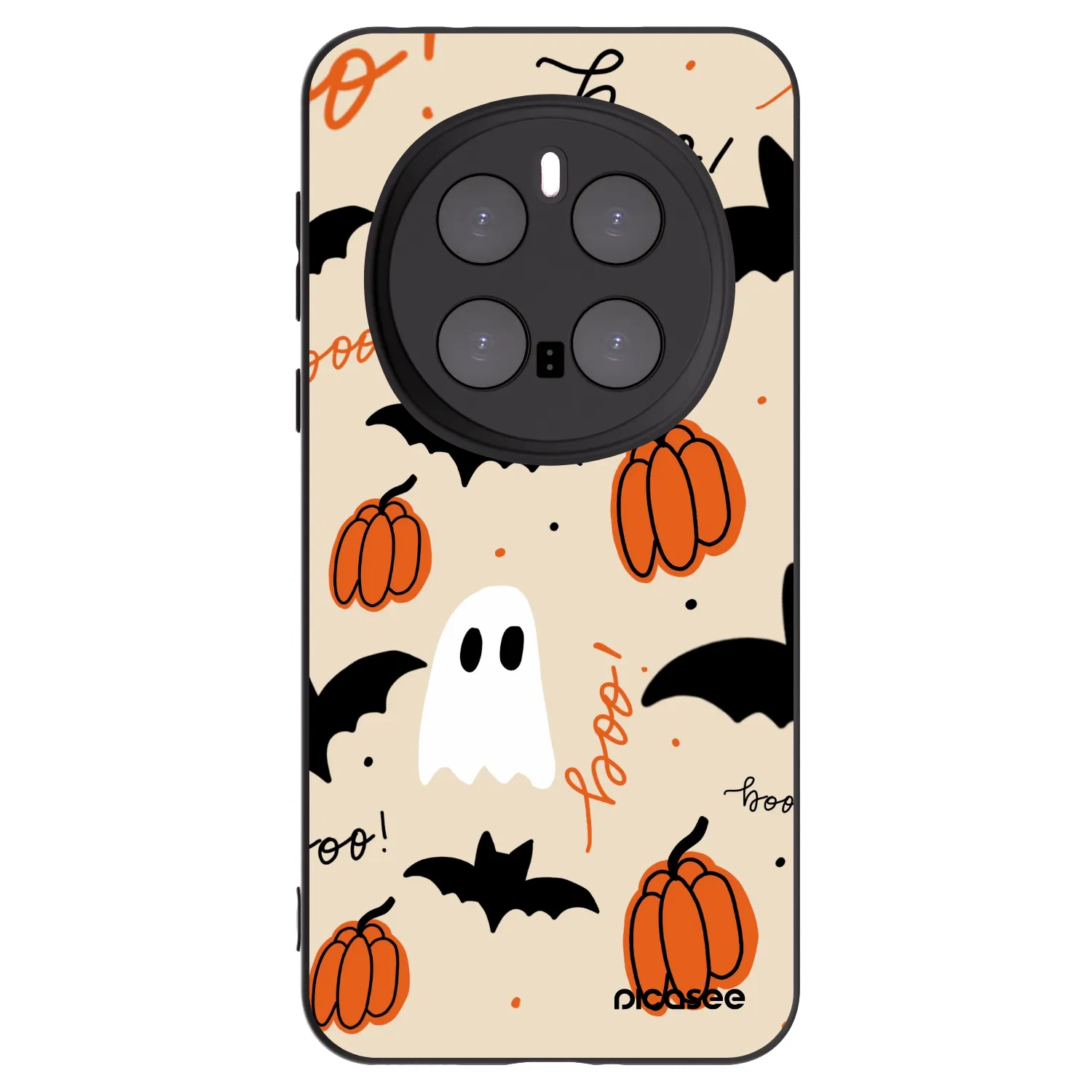 Picasee silikonski črni ovitek za Honor Magic7 Pro 5G - Halloween 26