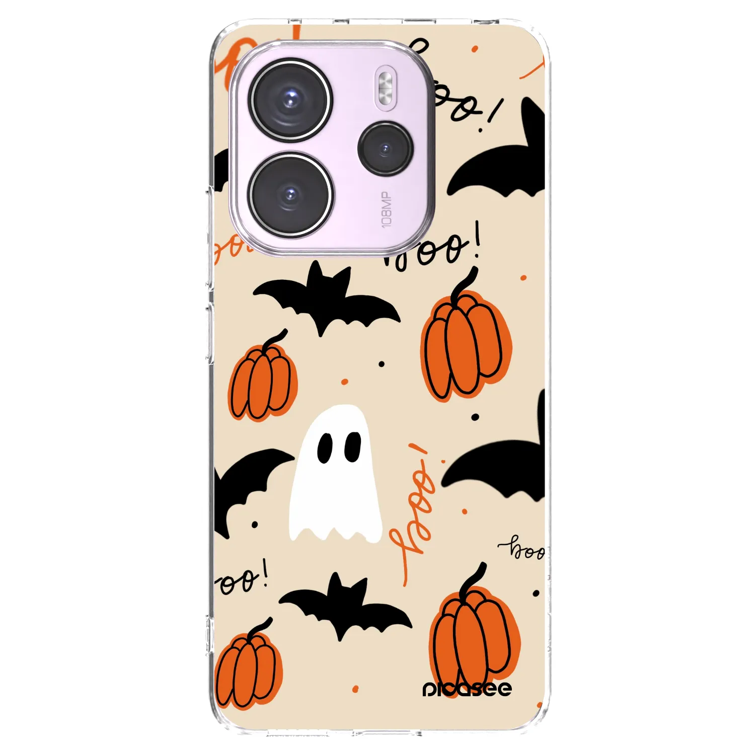 Picasee silikonski prozorni ovitek za Xiaomi Redmi Note 14 4G - Halloween 26