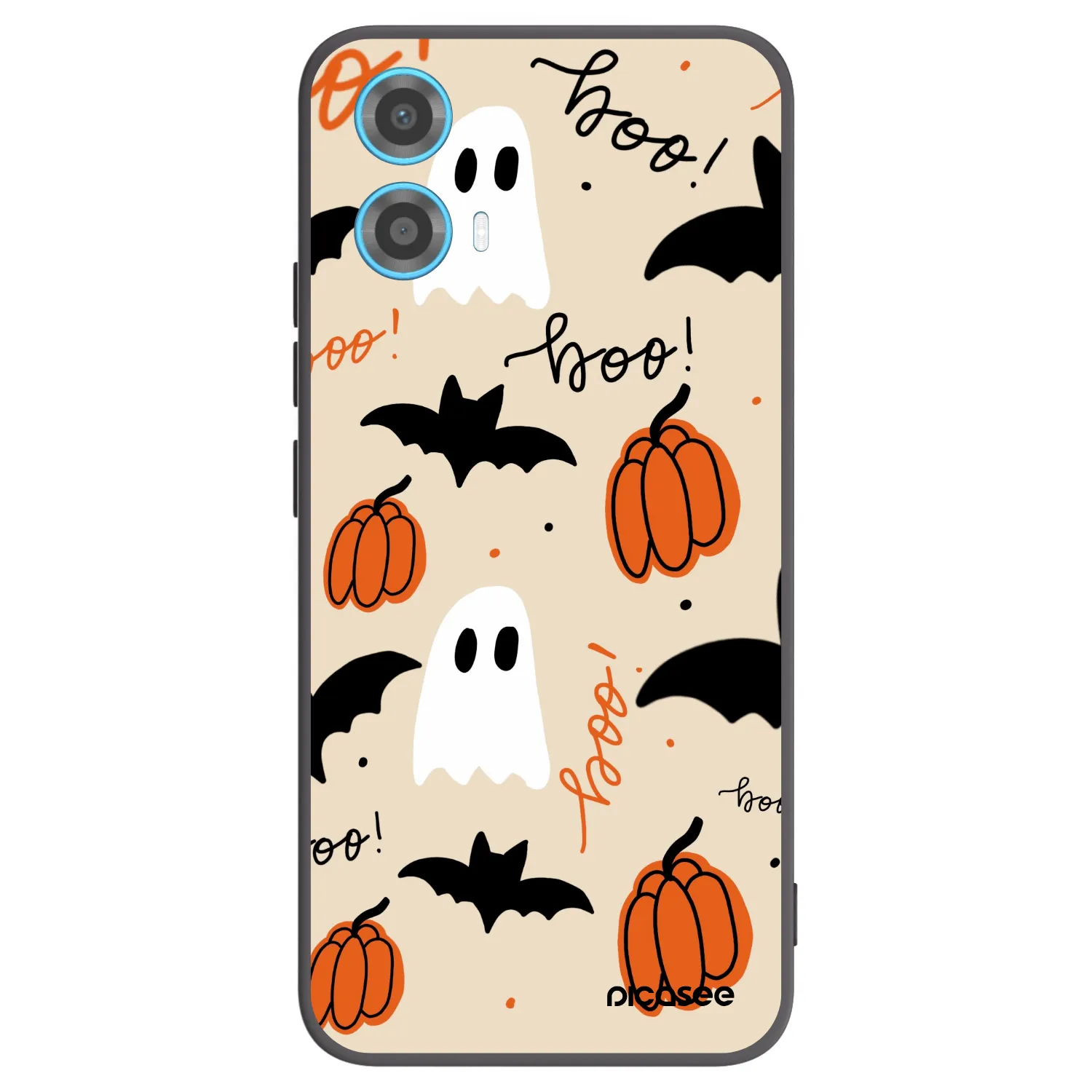 Picasee silikonski črni ovitek za Motorola Moto G34 5G - Halloween 26