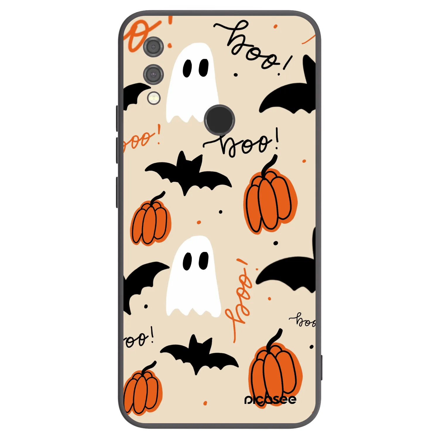 Picasee silikonski črni ovitek za Xiaomi Redmi Note 7 - Halloween 26