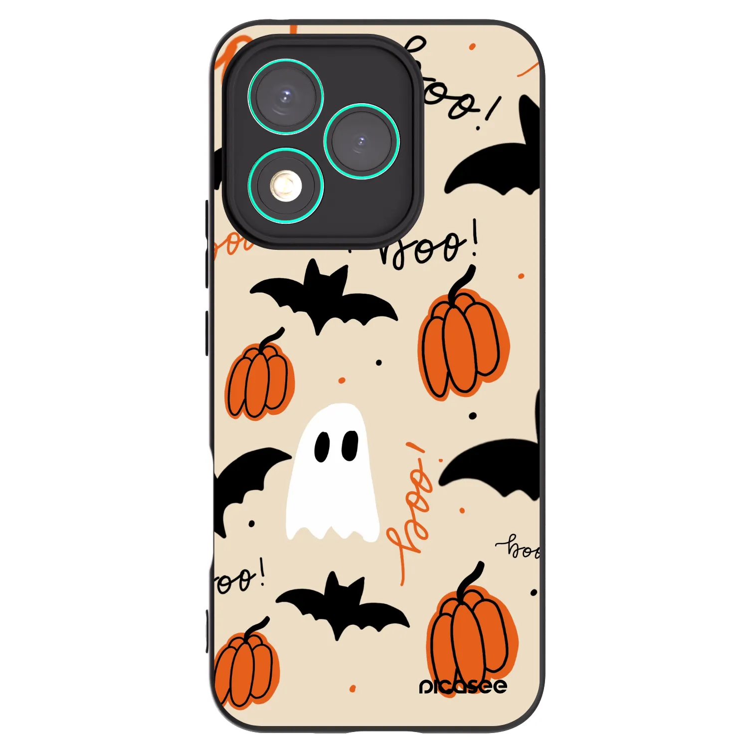 Picasee silikonski črni ovitek za Honor 400 Lite 5G - Halloween 26
