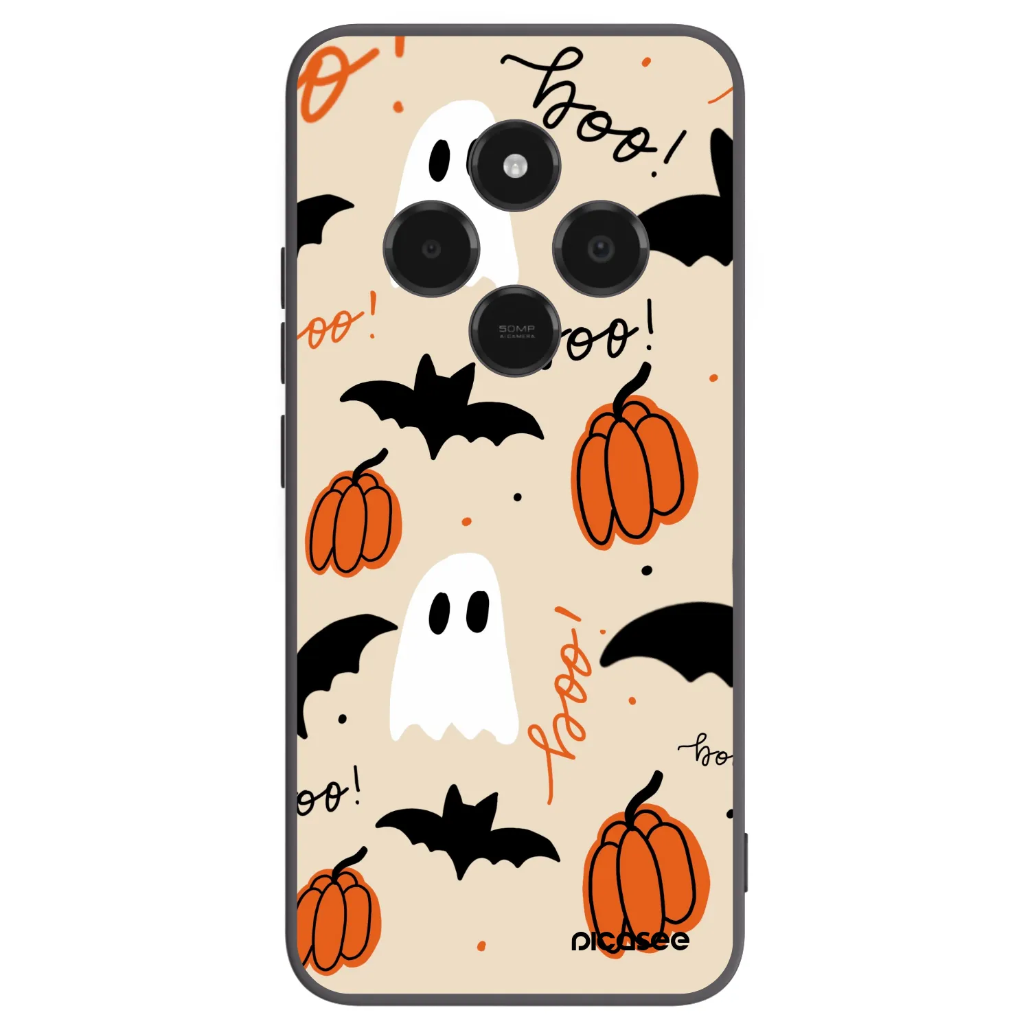 Picasee silikonski črni ovitek za Xiaomi Poco C75 - Halloween 26