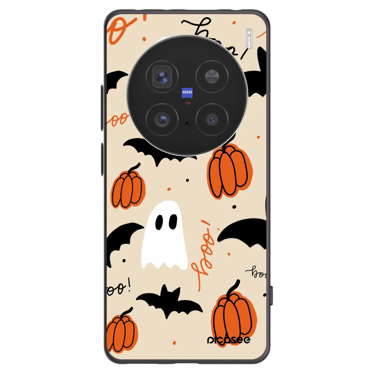 Picasee silikonski črni ovitek za Vivo X200 Pro - Halloween 26