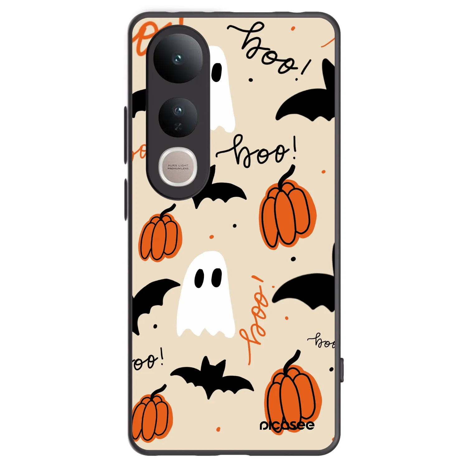 Picasee silikonski črni ovitek za Vivo V50 Lite 5G - Halloween 26