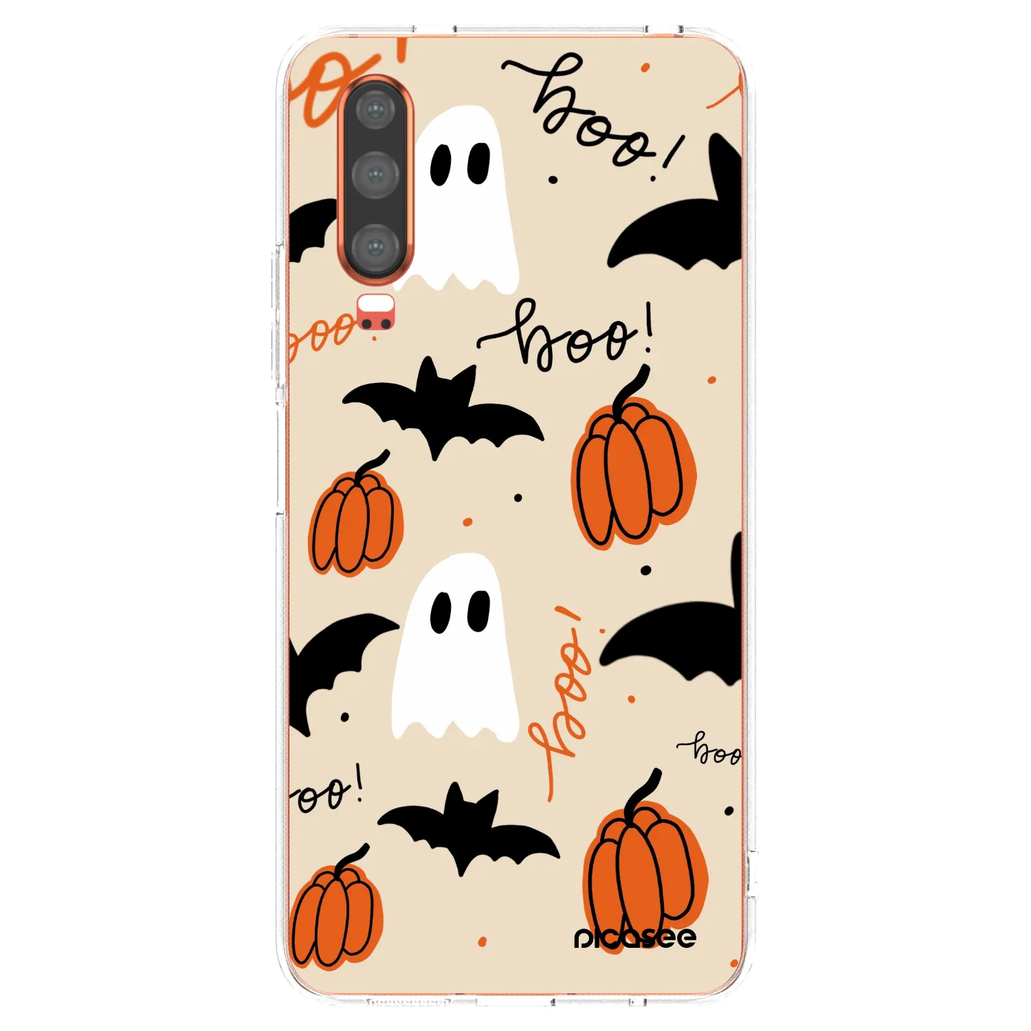 Picasee silikonski prozorni ovitek za Huawei P30 - Halloween 26