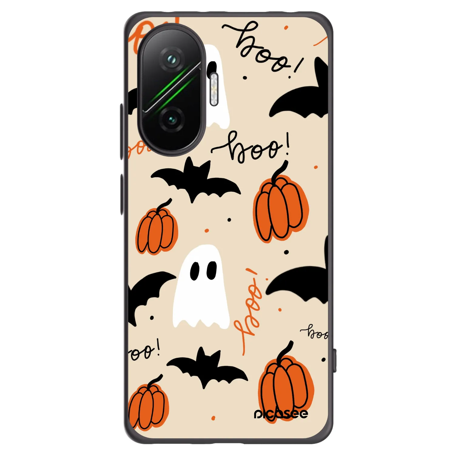 Picasee silikonski črni ovitek za Xiaomi Poco F7 5G - Halloween 26