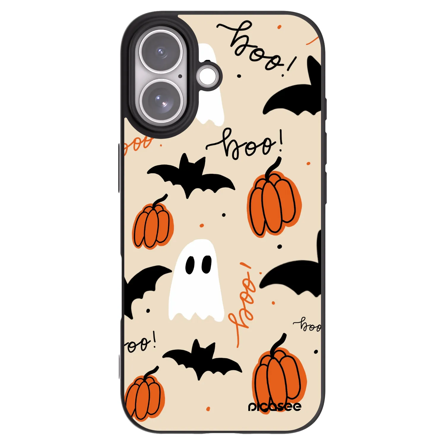 Picasee silikonski črni ovitek za Apple iPhone 17 - Halloween 26