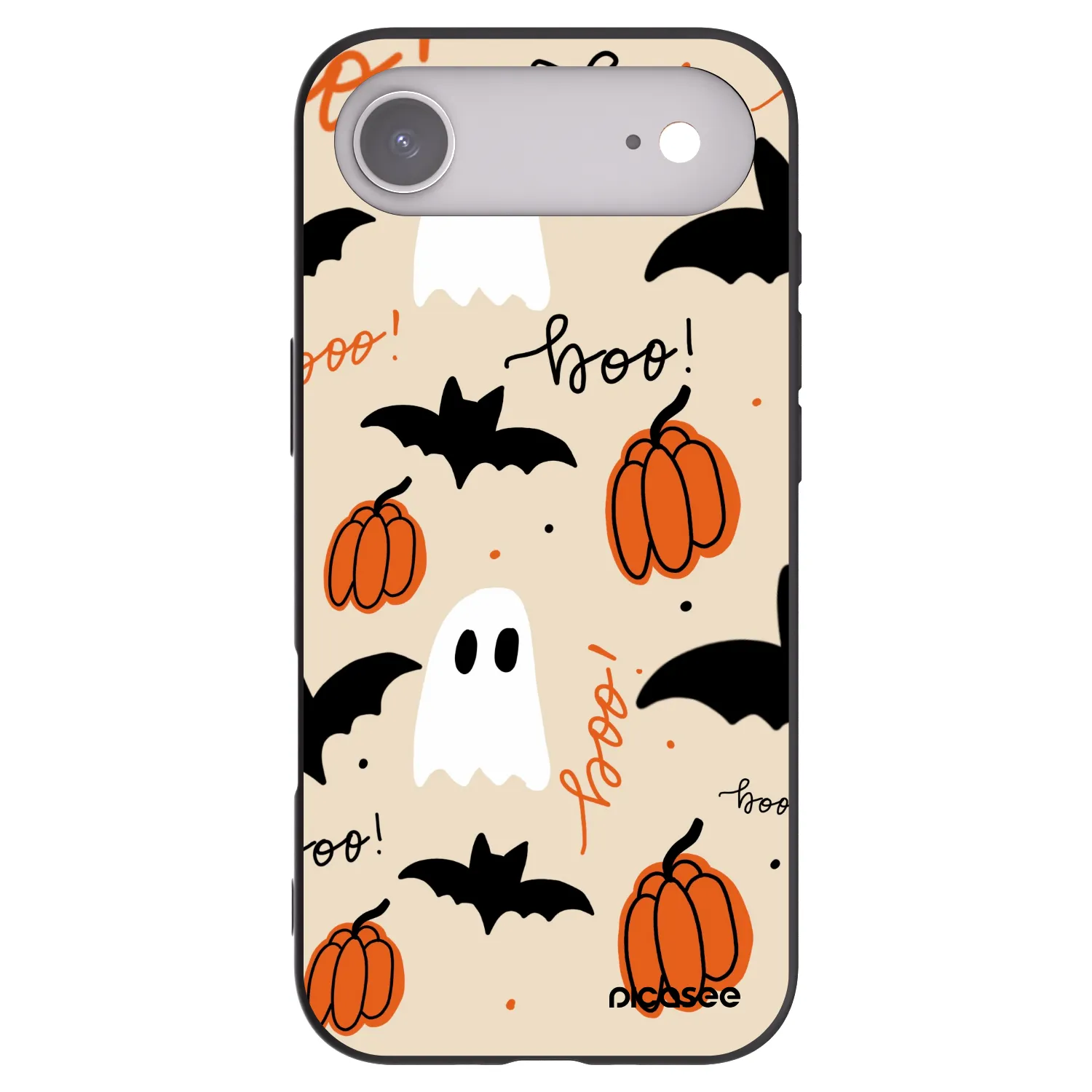 Picasee silikonski črni ovitek za Apple iPhone Air - Halloween 26
