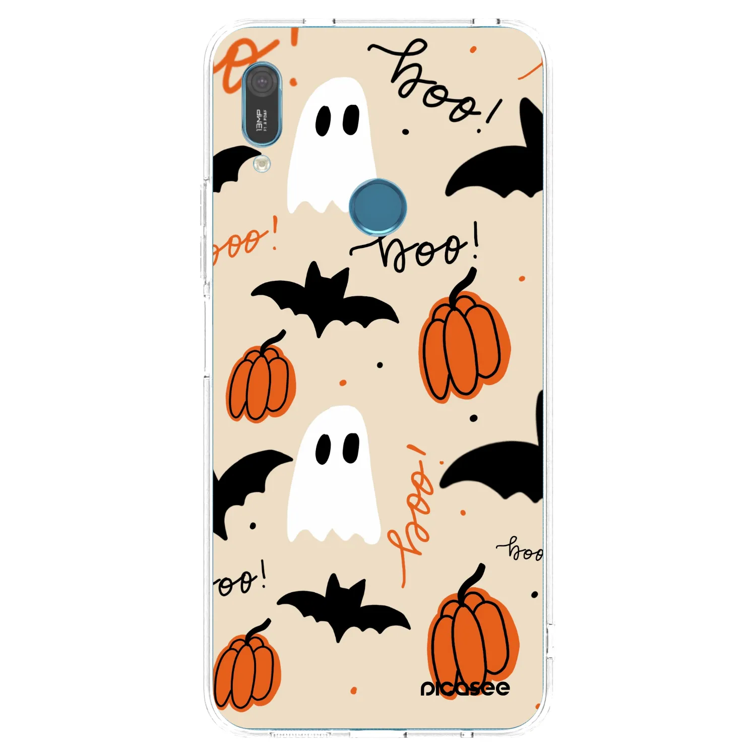 Picasee silikonski prozorni ovitek za Huawei Y6 2019 - Halloween 26