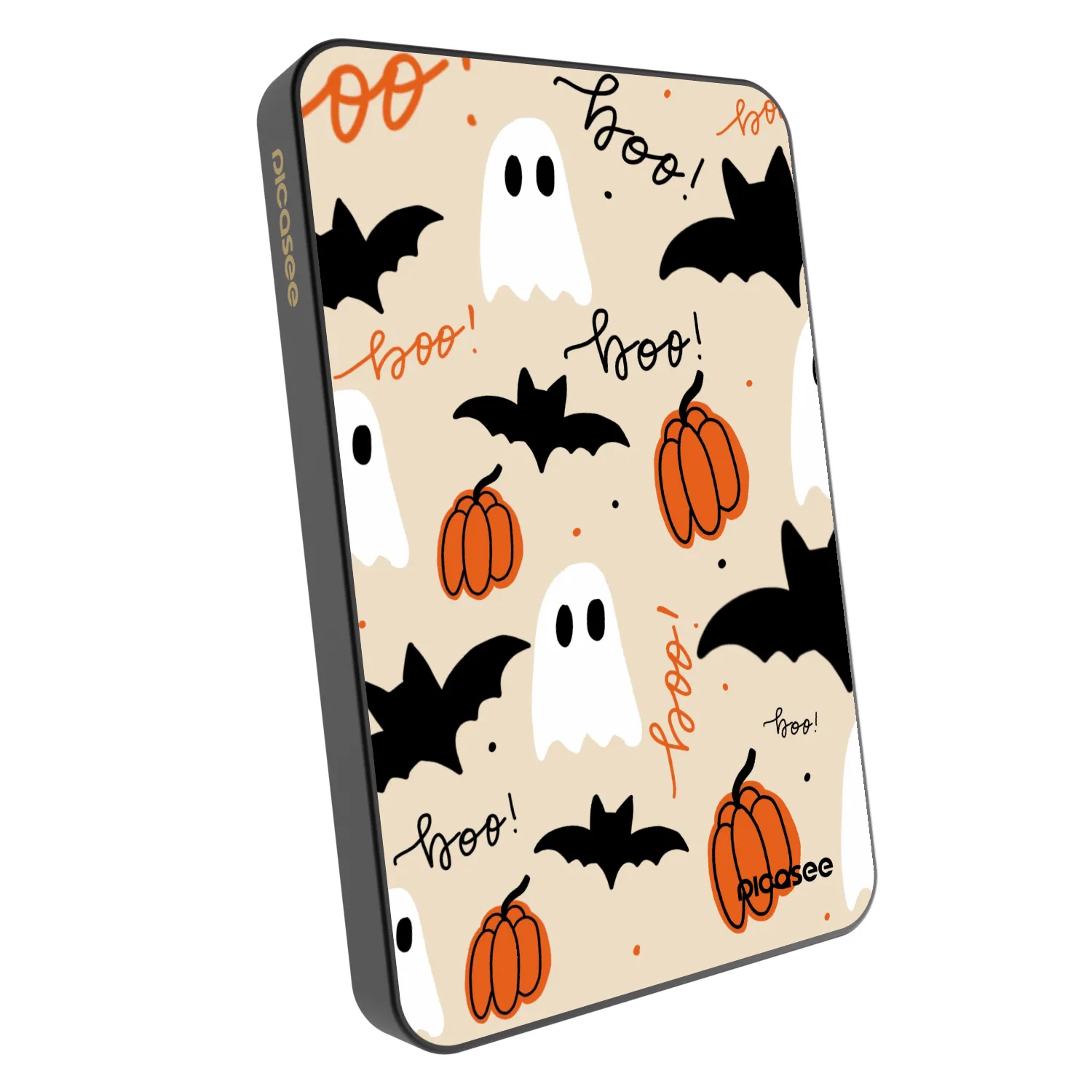 Picasee Prenosna baterija z MagSafe 5 000 mAh Siva - Halloween 26