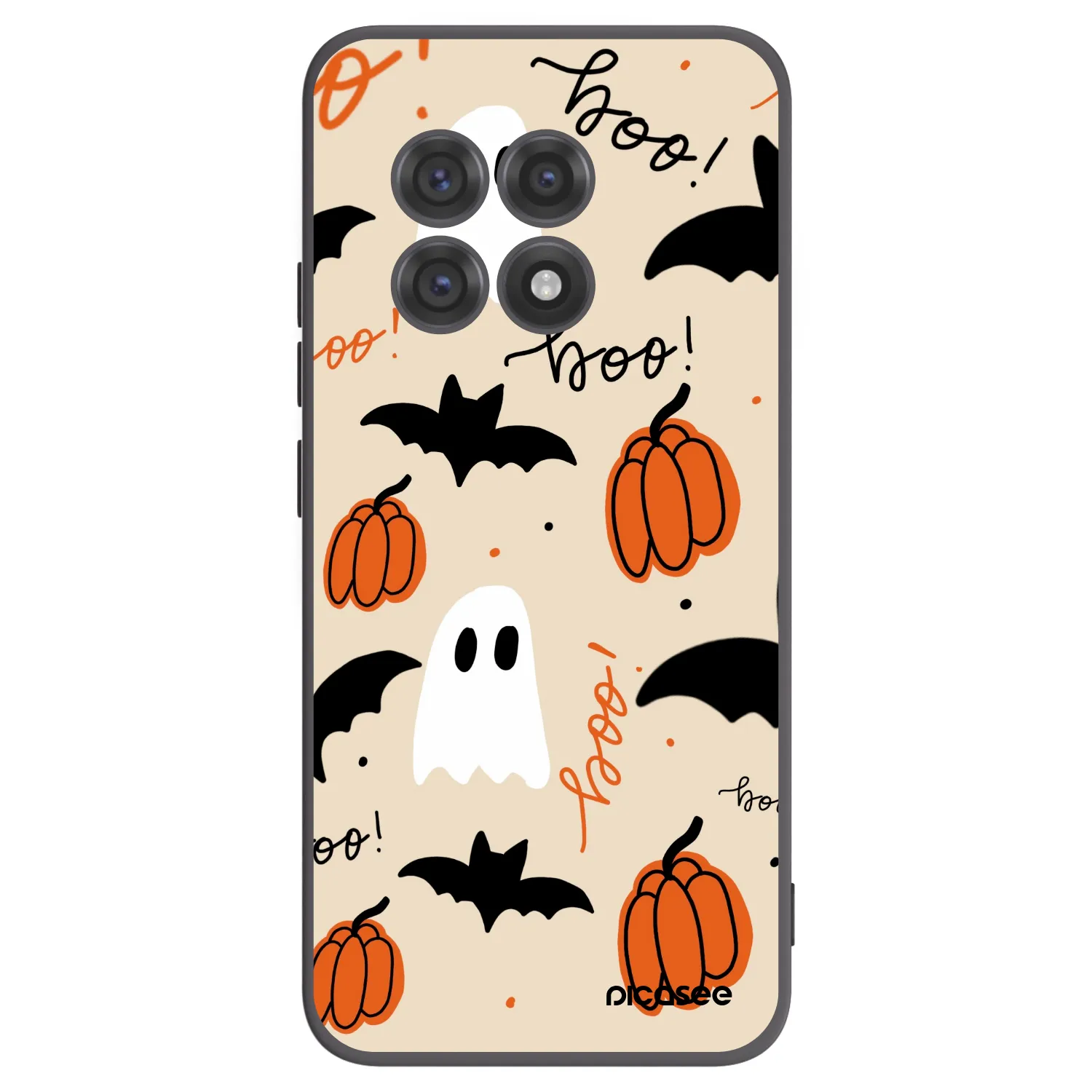 Picasee silikonski črni ovitek za OnePlus 13R 5G - Halloween 26