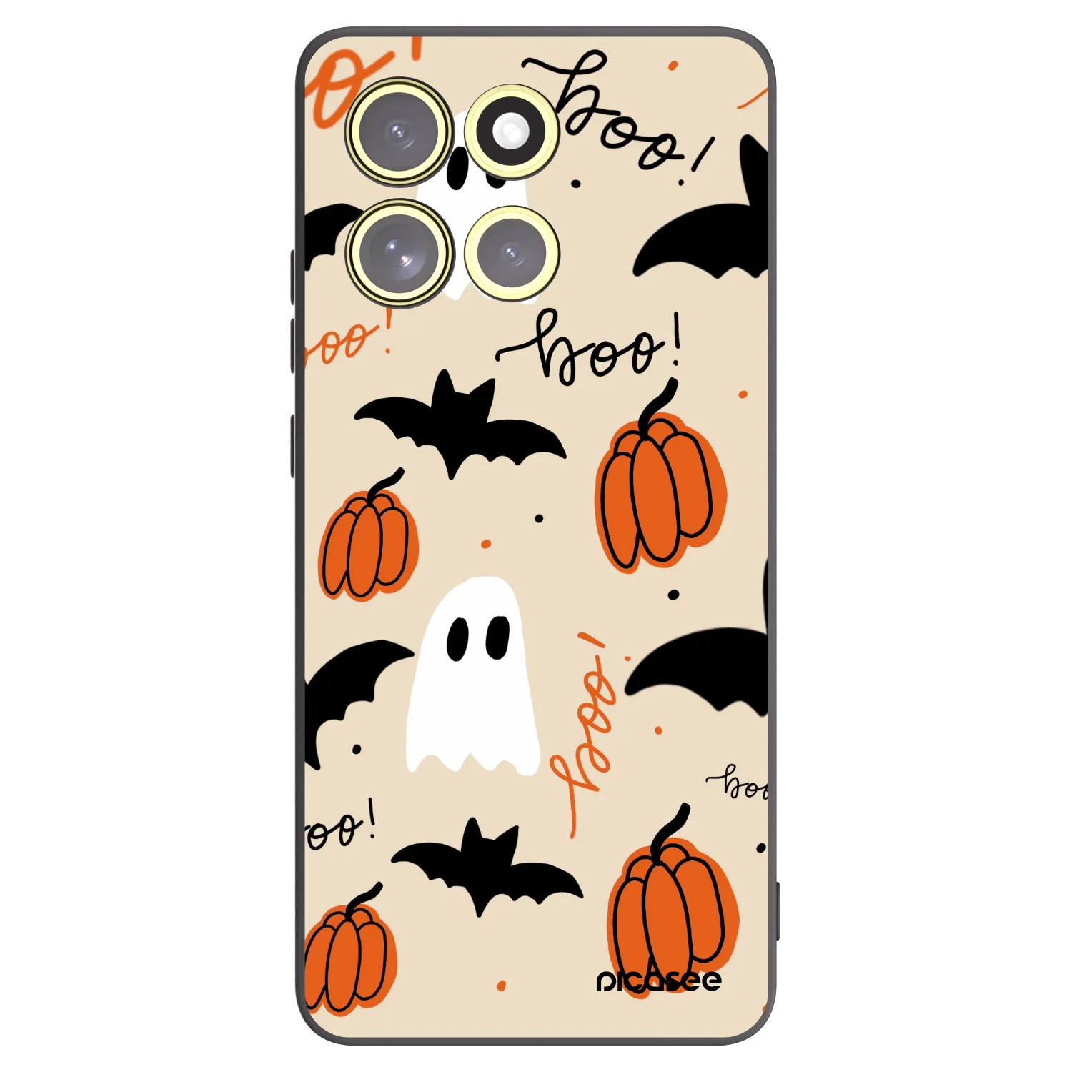 Picasee silikonski črni ovitek za Motorola Moto G86 5G - Halloween 26