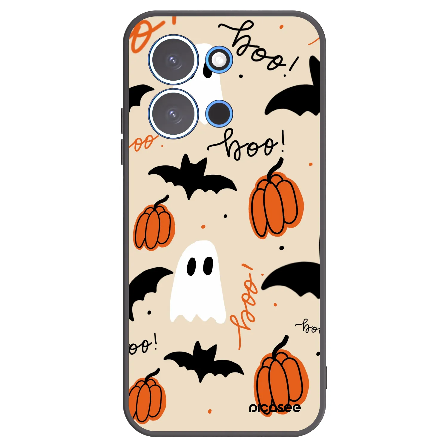 Picasee silikonski črni ovitek za Xiaomi Redmi 15C 4G - Halloween 26