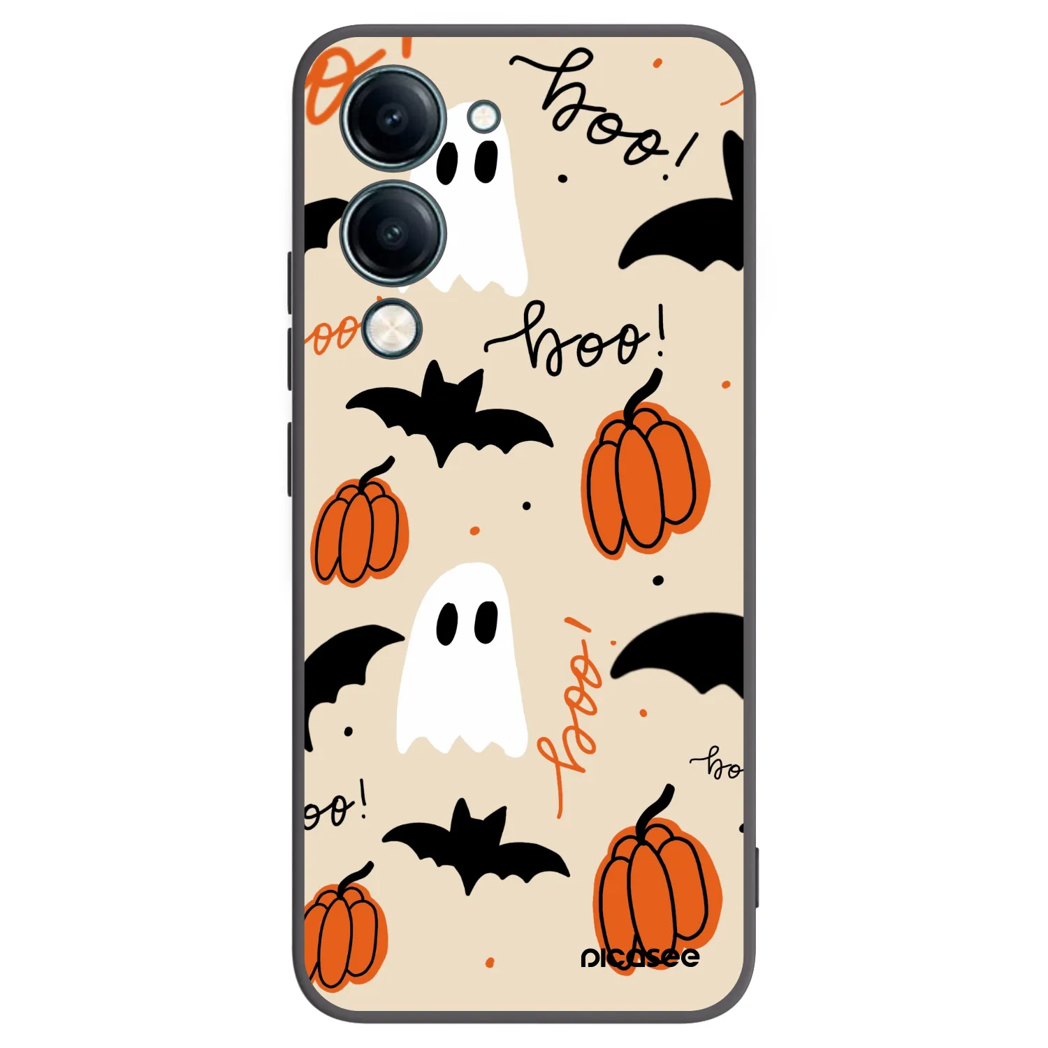 Picasee silikonski črni ovitek za Vivo Y29s 5G - Halloween 26