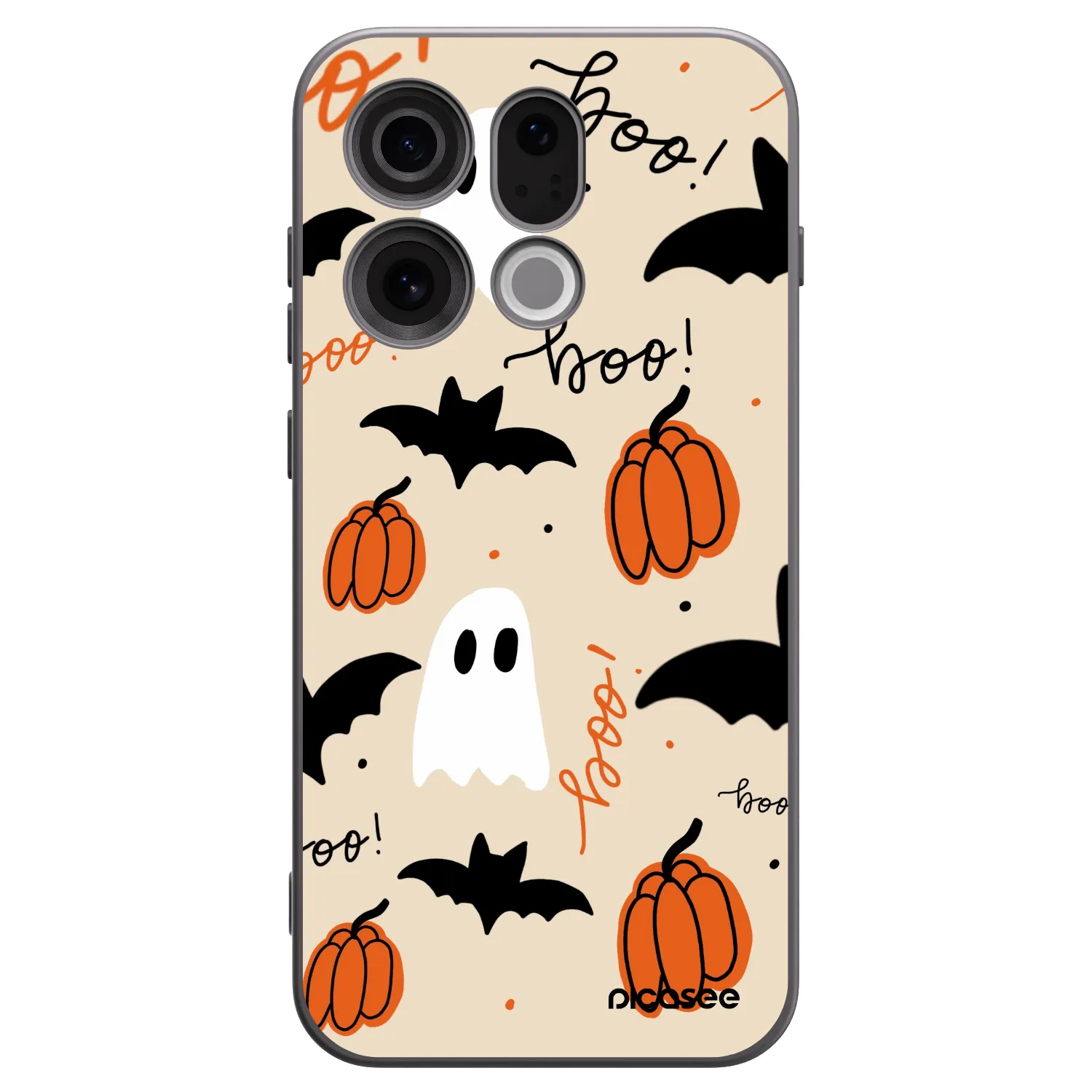 Picasee silikonski črni ovitek za OPPO Find X9 - Halloween 26