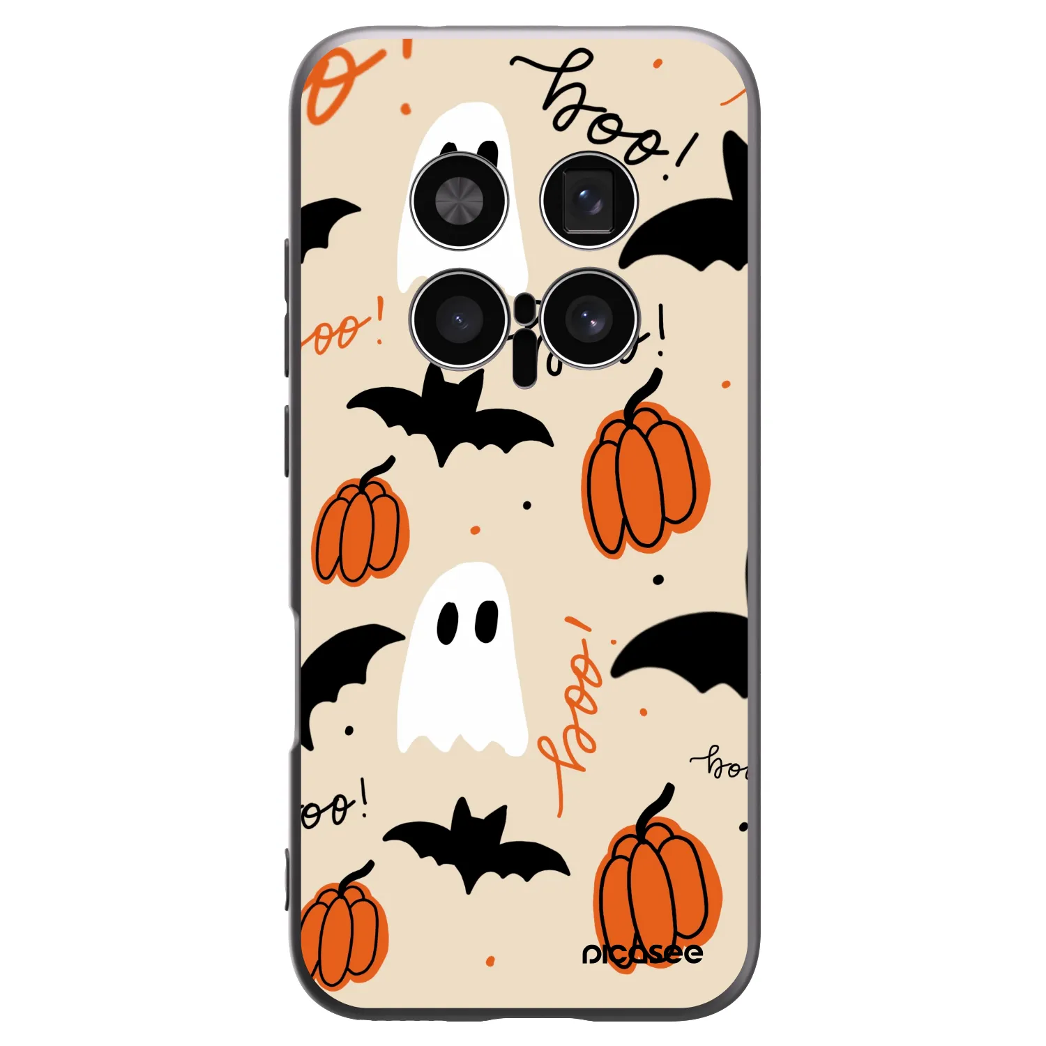 Picasee silikonski črni ovitek za Honor Magic8 Pro 5G - Halloween 26