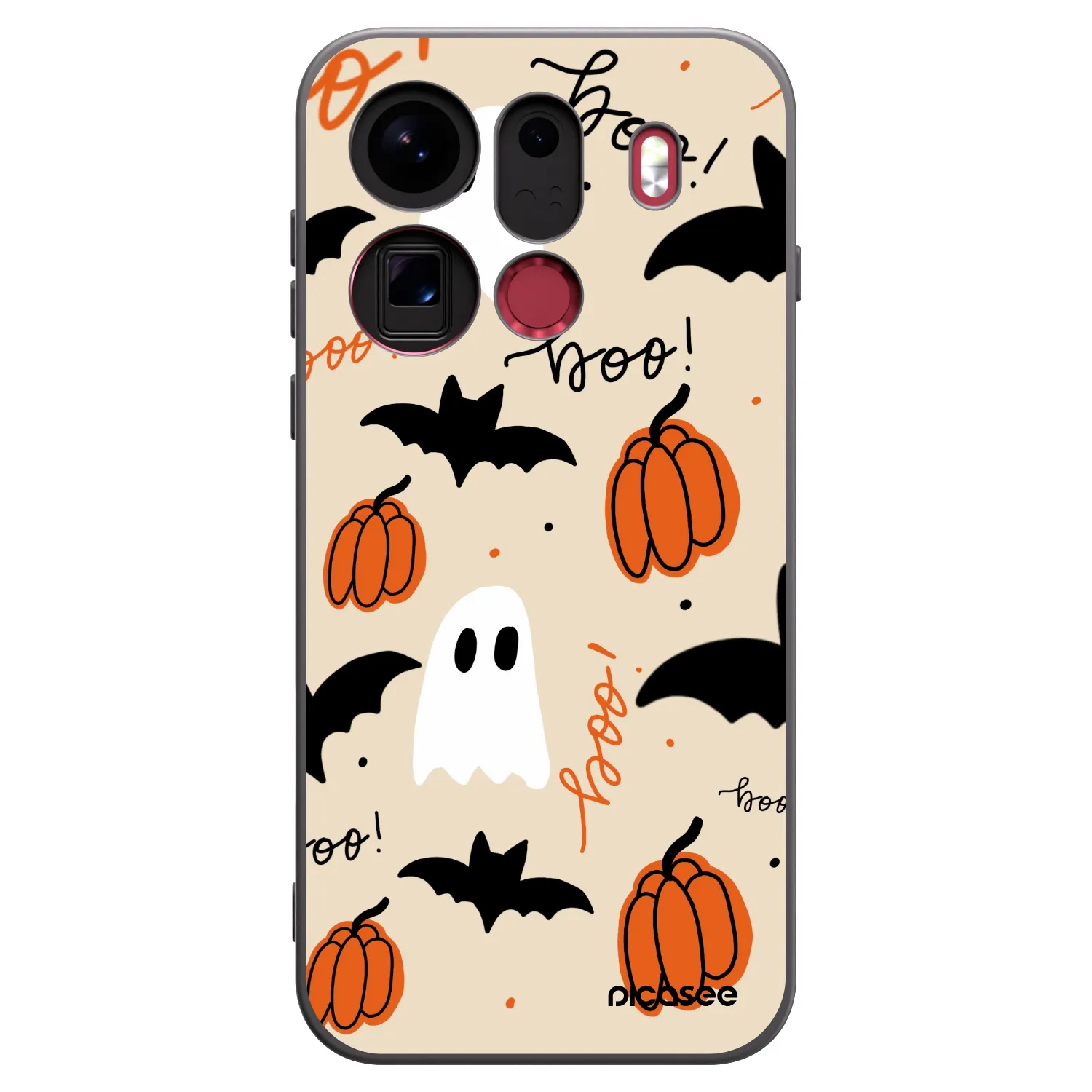 Picasee silikonski črni ovitek za OPPO Find X9 Pro - Halloween 26