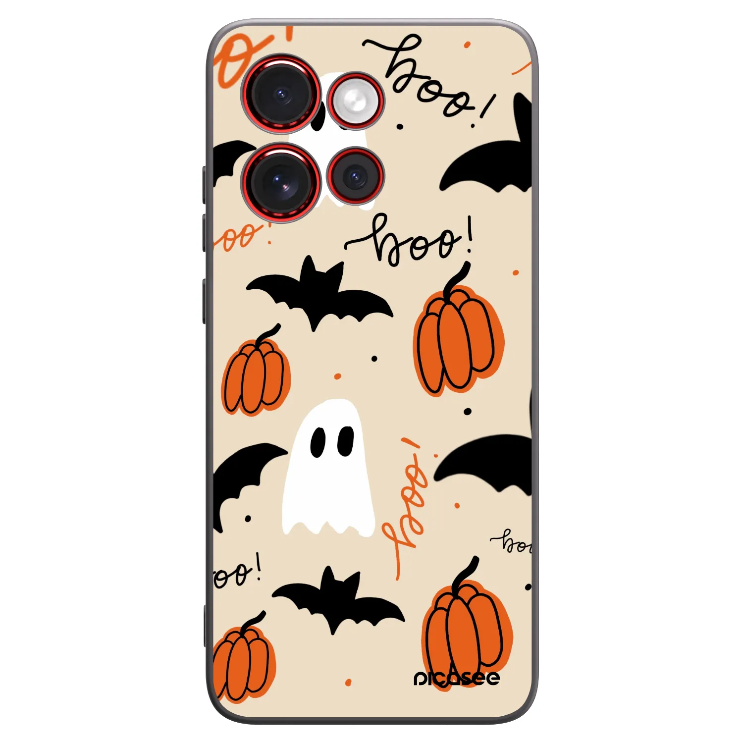 Picasee silikonski črni ovitek za Motorola Edge 60 Neo 5G - Halloween 26