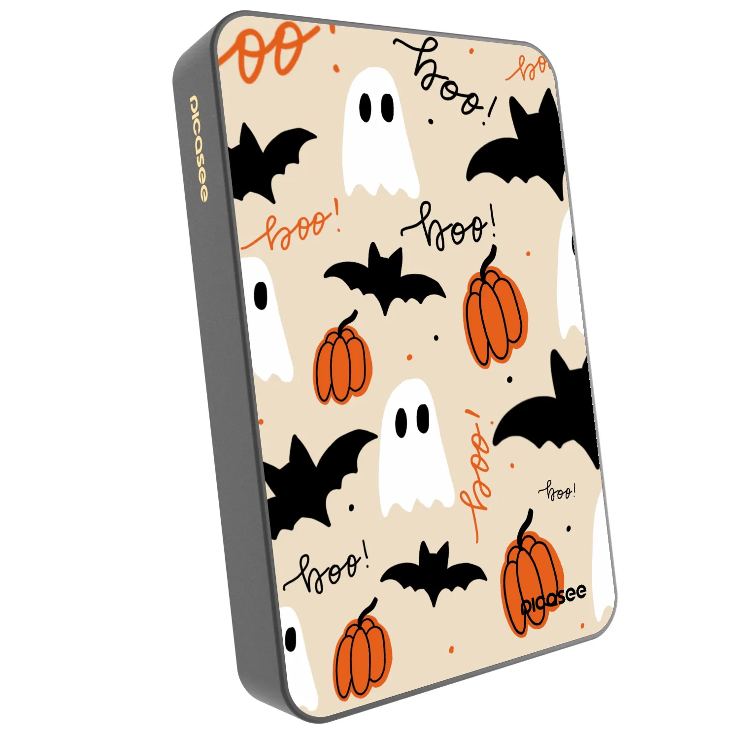 Picasee Prenosna baterija z MagSafe 10 000 mAh Siva - Halloween 26
