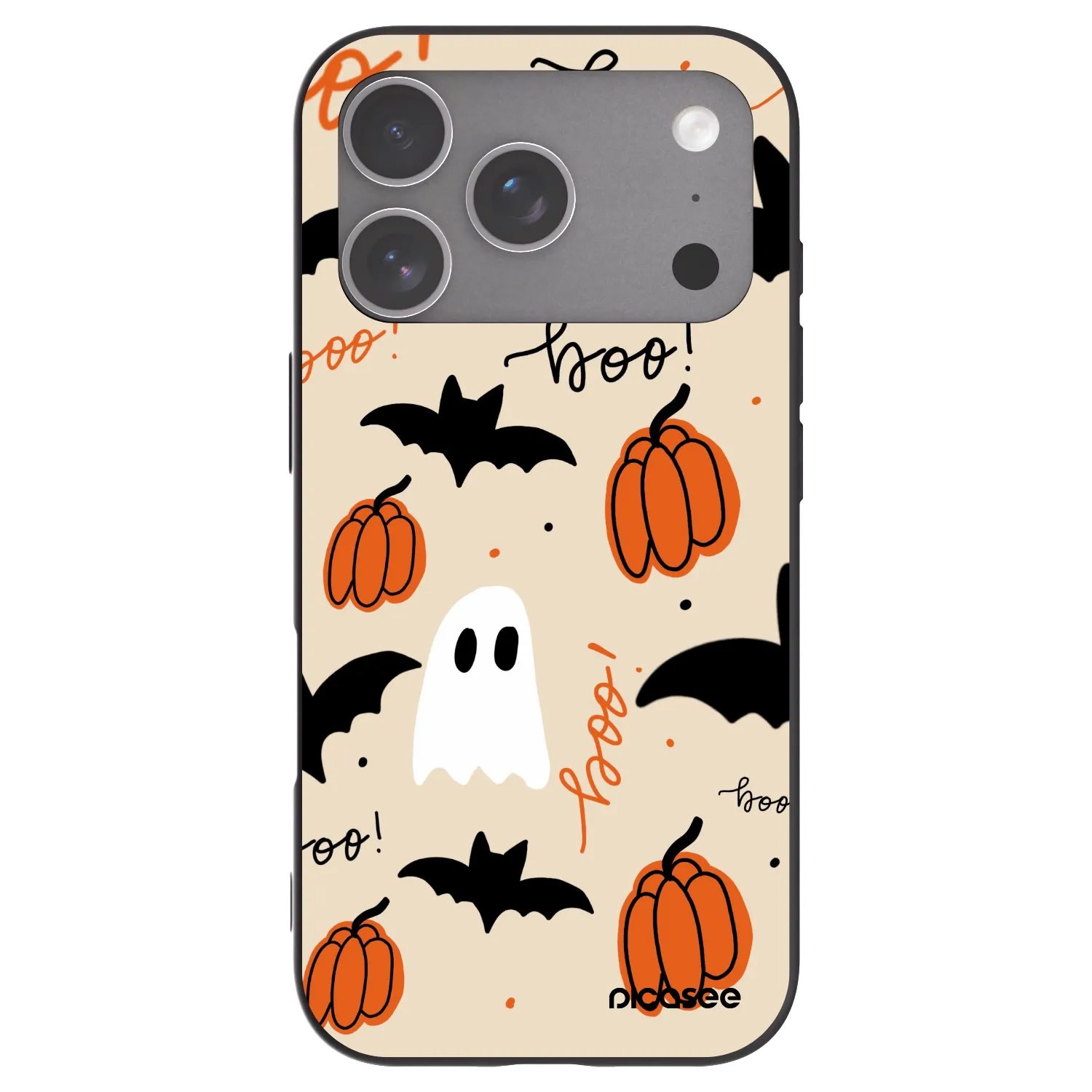 Picasee silikonski črni ovitek za Apple iPhone 18 Pro - Halloween 26