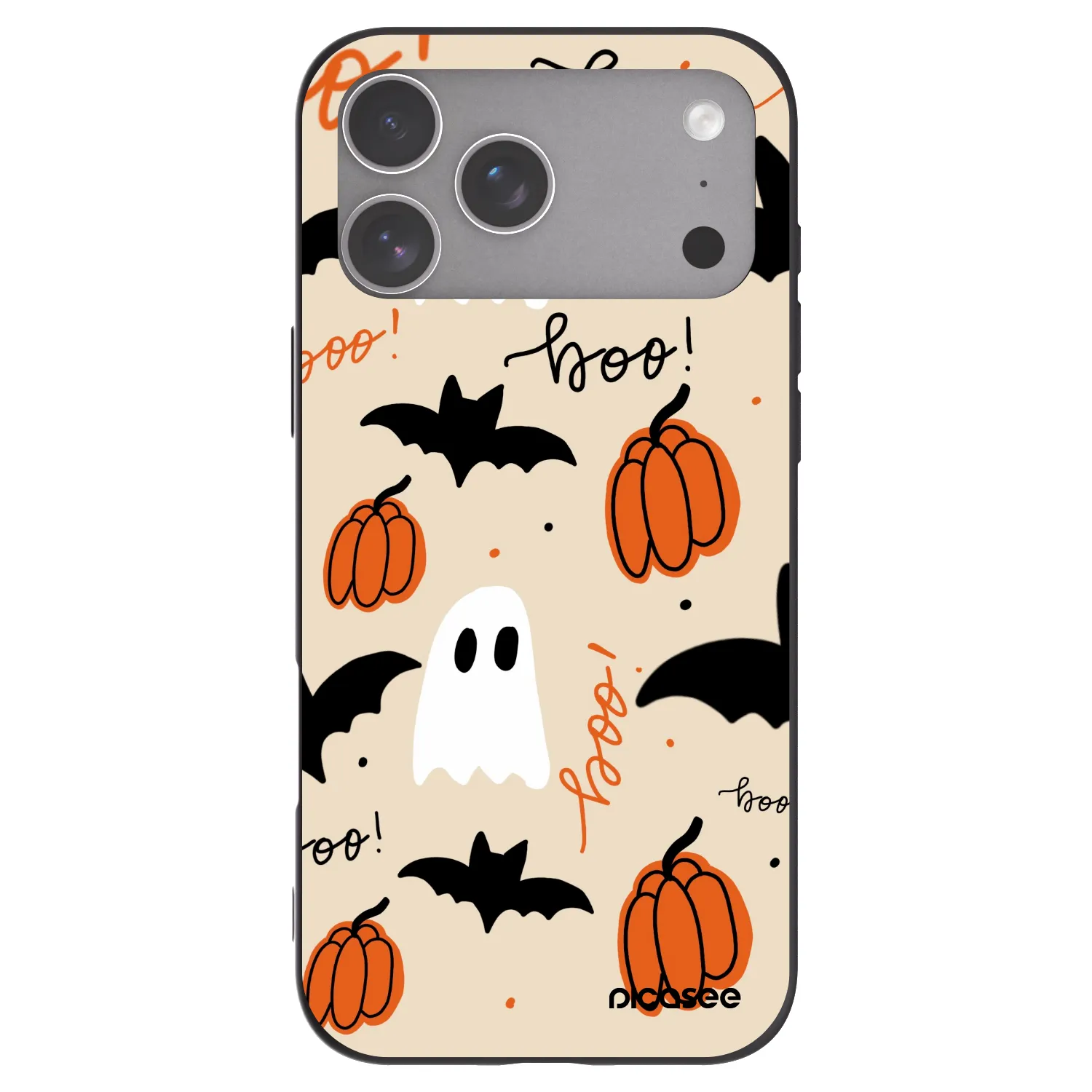 Picasee silikonski črni ovitek za Apple iPhone 18 Pro Max - Halloween 26