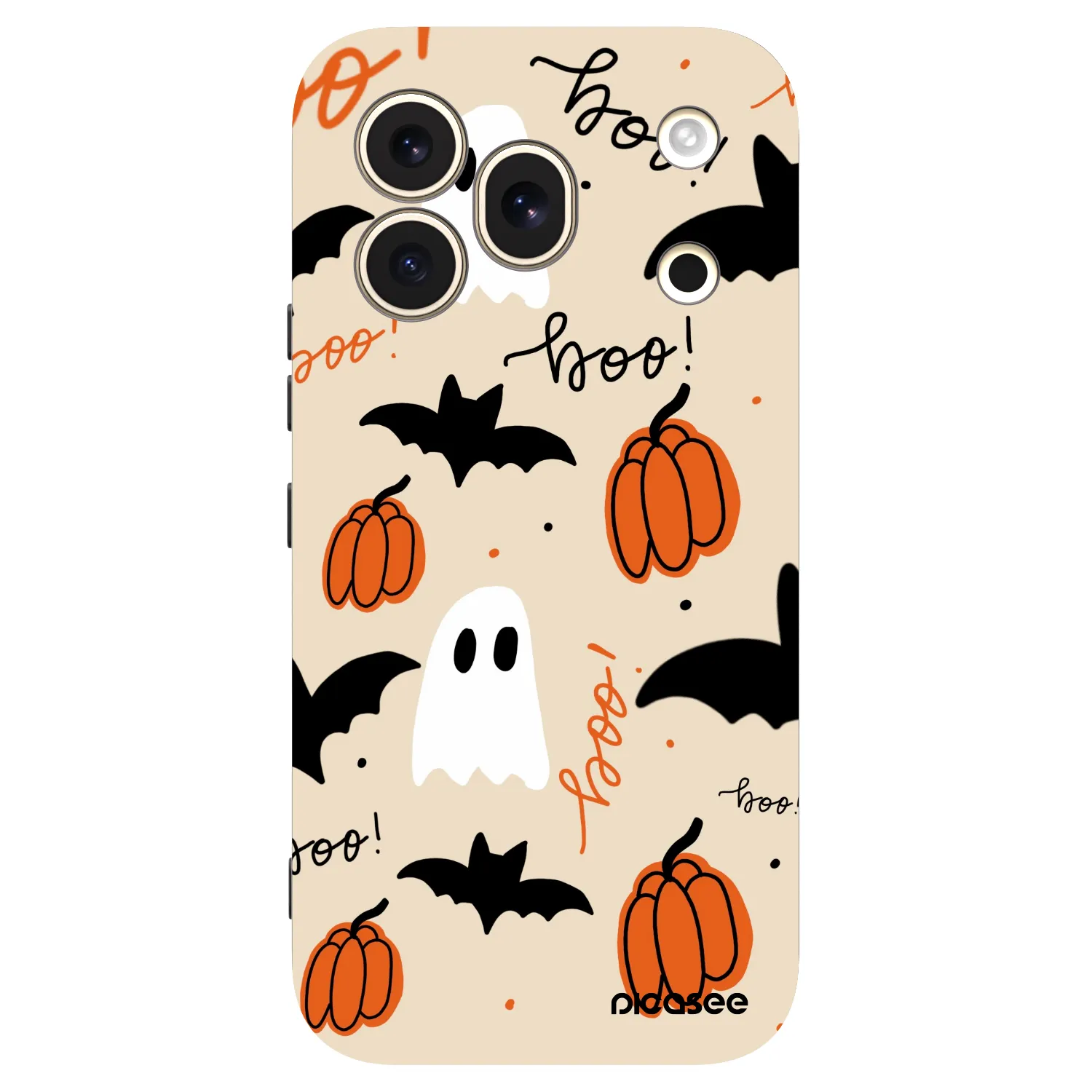 Picasee silikonski črni ovitek za Honor 600 Pro - Halloween 26