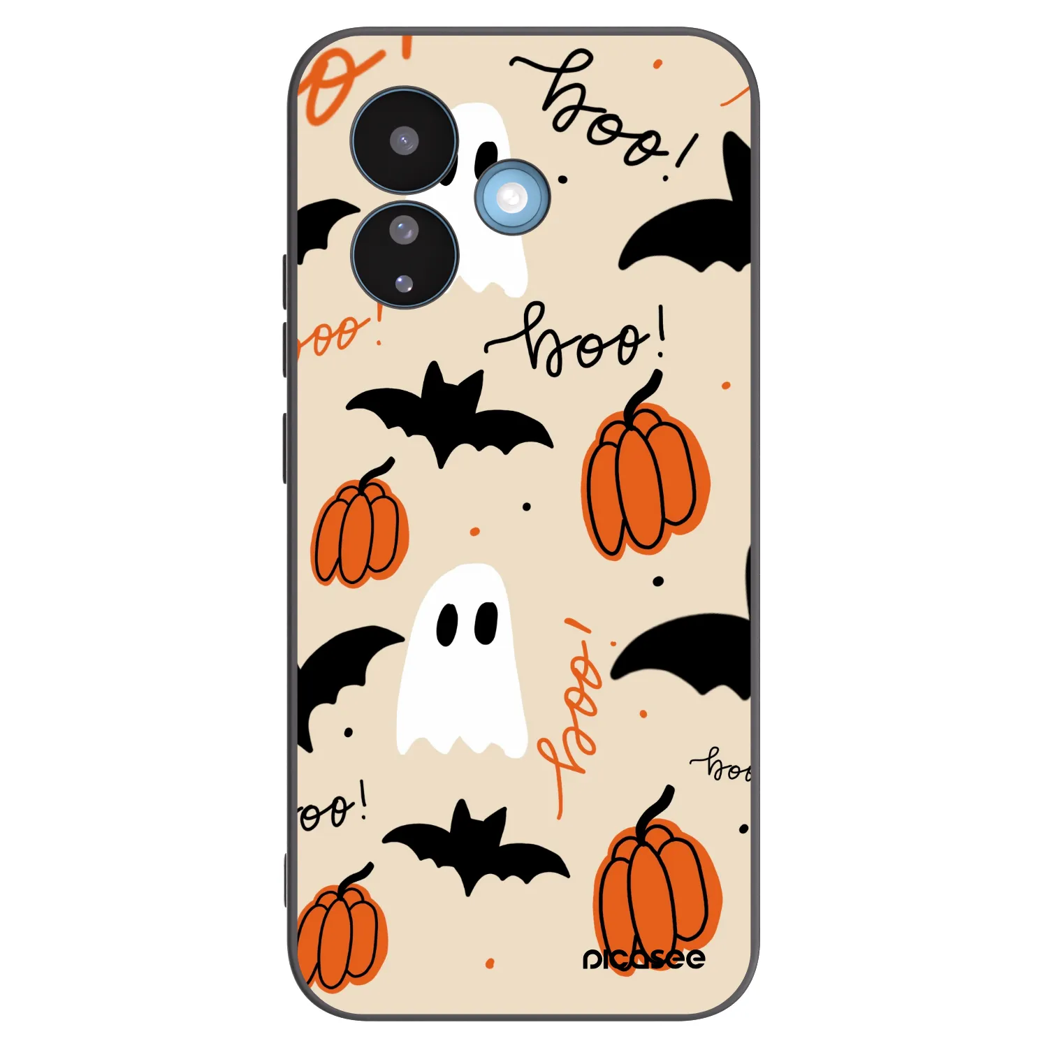 Picasee silikonski črni ovitek za Xiaomi Redmi Note 17 Pro 5G - Halloween 26
