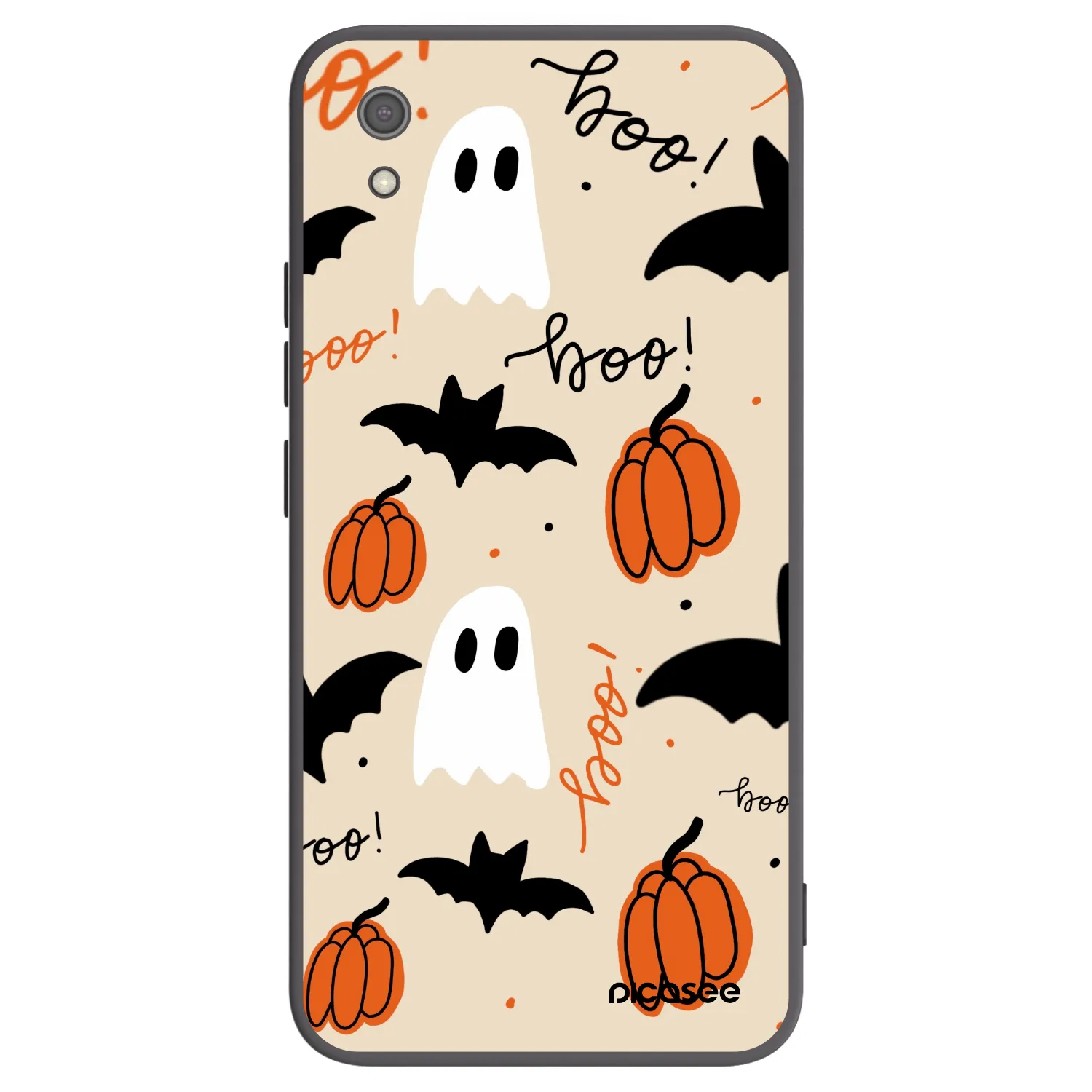 Picasee silikonski črni ovitek za Xiaomi Redmi 7A - Halloween 26