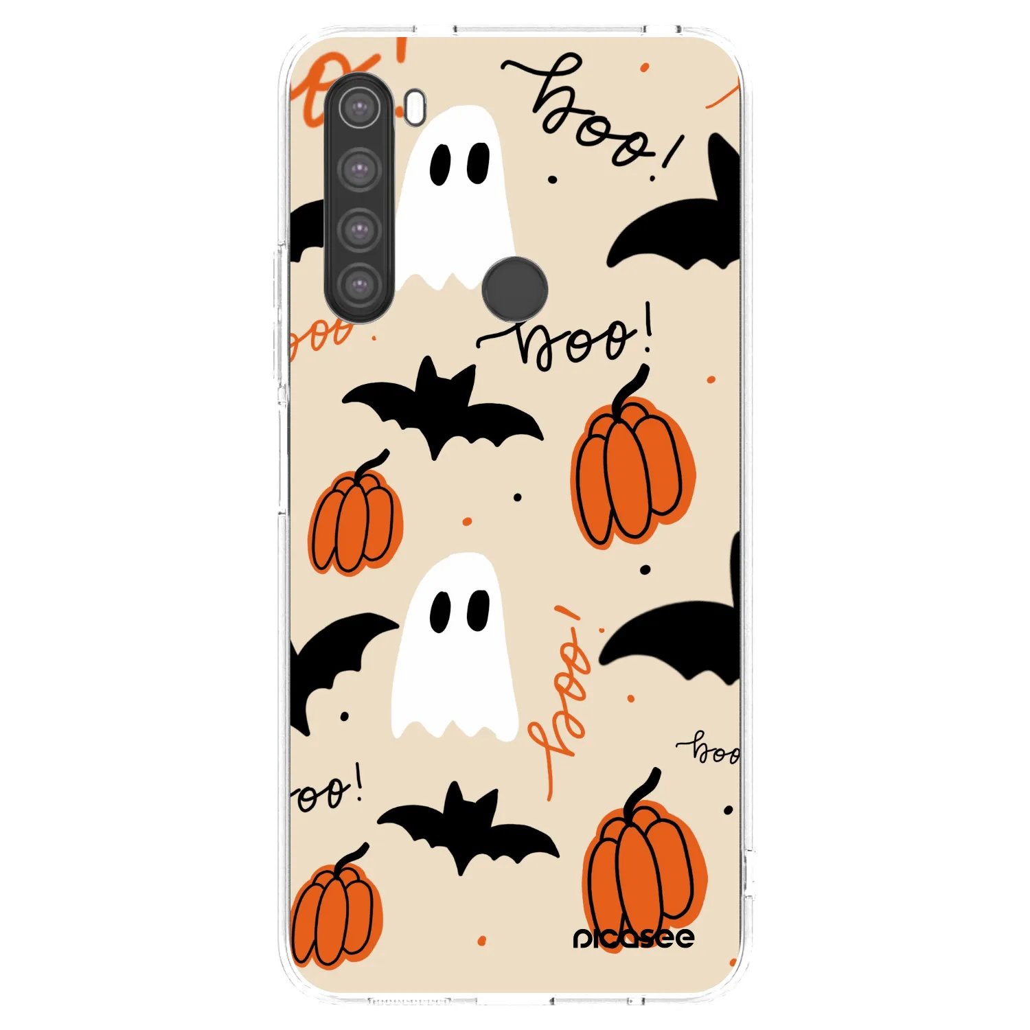Picasee silikonski prozorni ovitek za Xiaomi Redmi Note 8 - Halloween 26