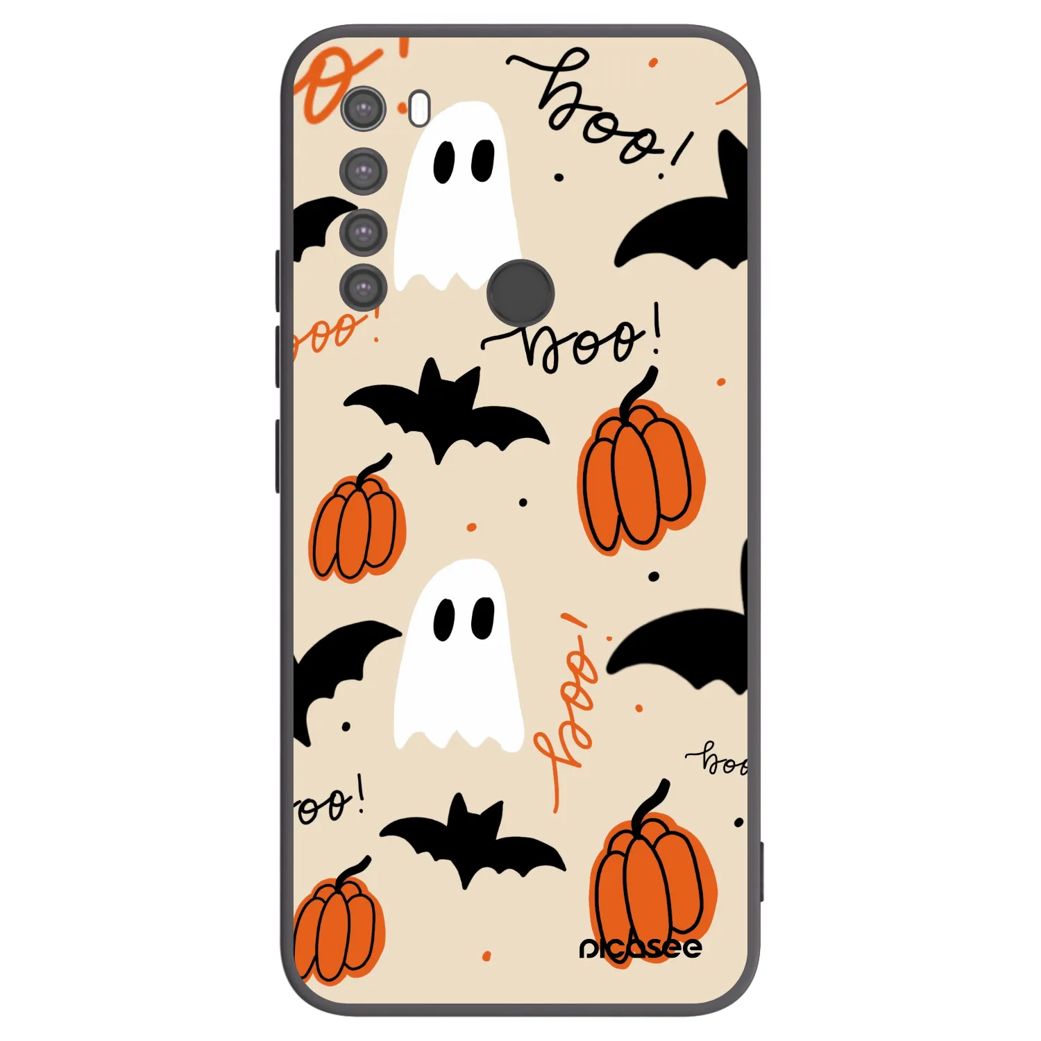 Picasee silikonski črni ovitek za Xiaomi Redmi Note 8 - Halloween 26