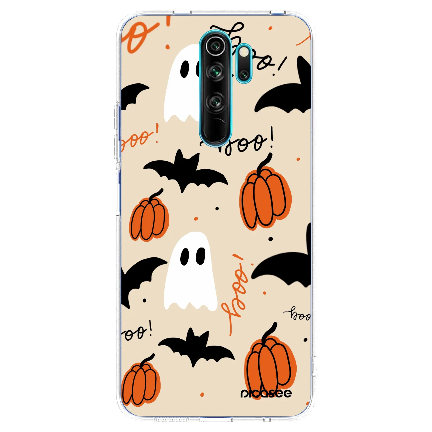 Picasee silikonski prozorni ovitek za Xiaomi Redmi Note 8 Pro - Halloween 26