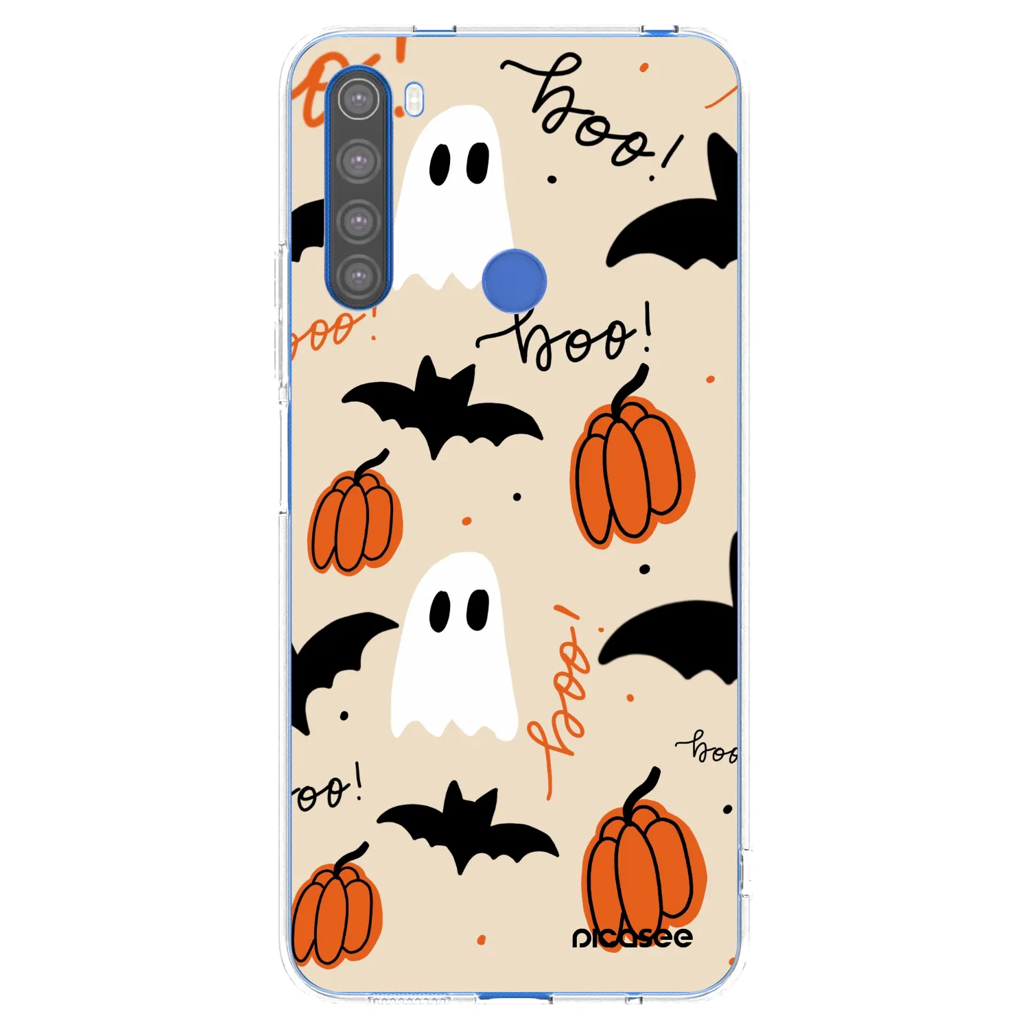 Picasee silikonski prozorni ovitek za Xiaomi Redmi Note 8T - Halloween 26