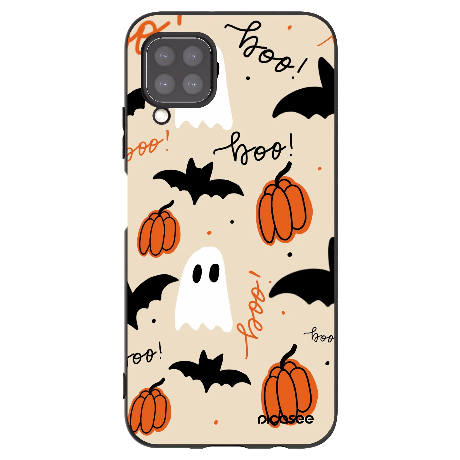Picasee silikonski črni ovitek za Huawei P40 Lite - Halloween 26