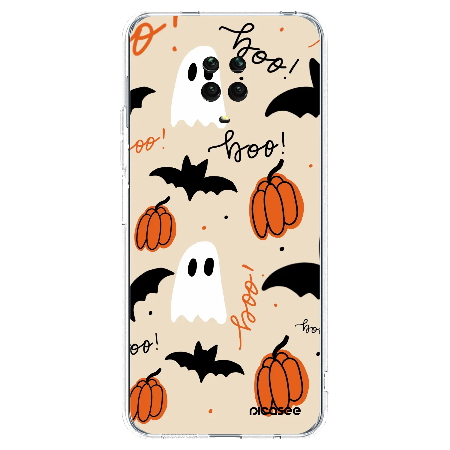 Picasee silikonski prozorni ovitek za Xiaomi Redmi Note 9S - Halloween 26