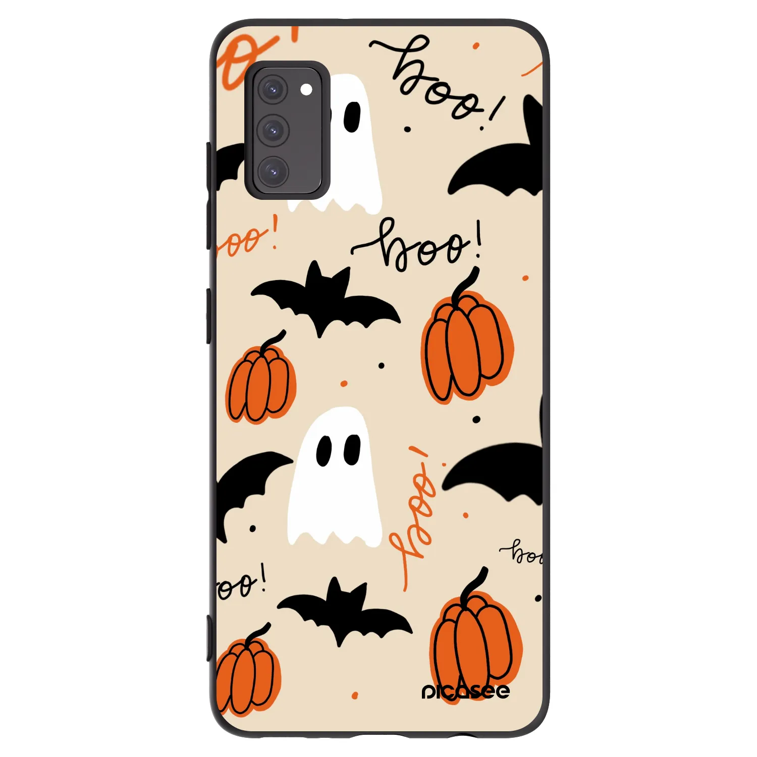 Picasee silikonski črni ovitek za Samsung Galaxy A41 A415F - Halloween 26