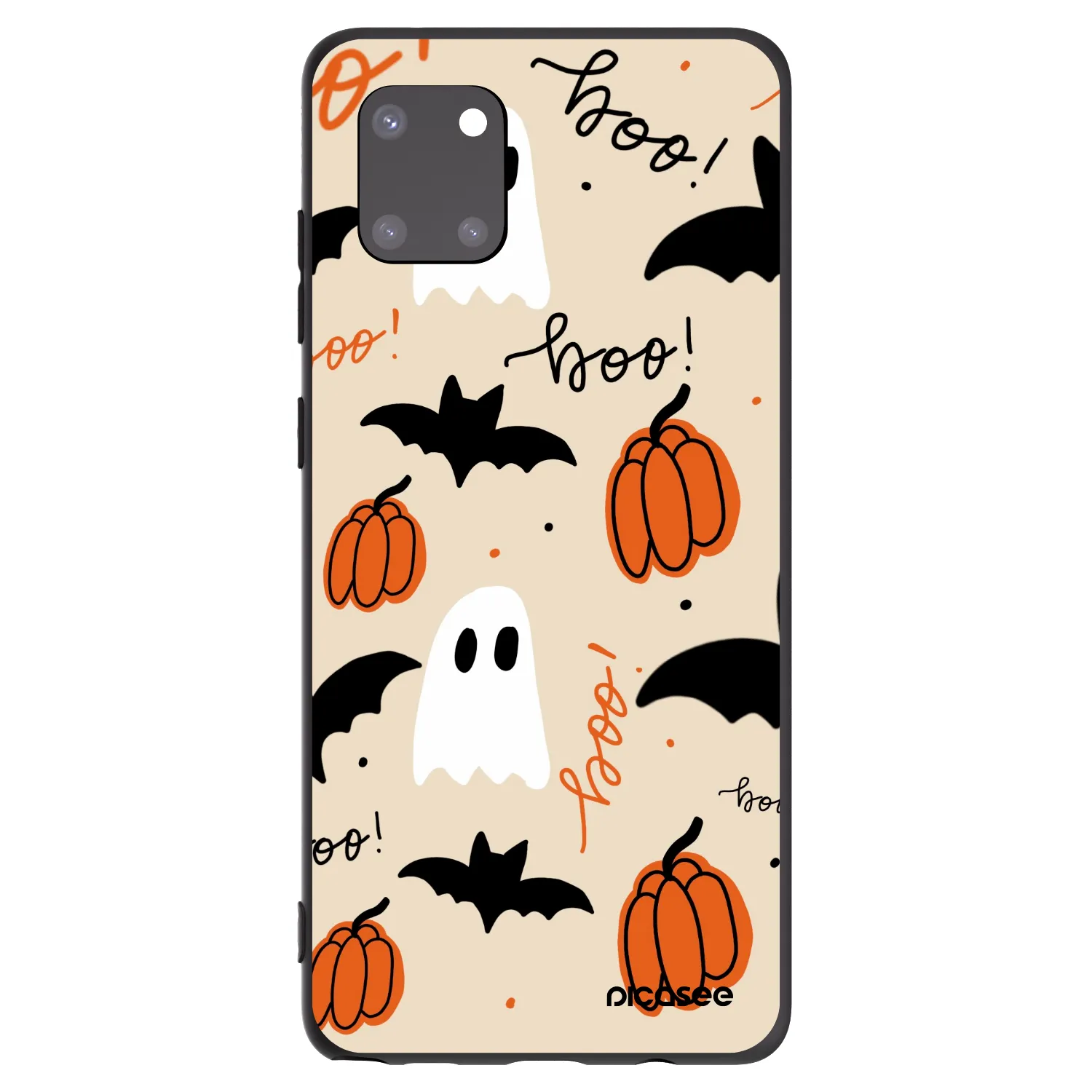Picasee silikonski črni ovitek za Samsung Galaxy Note 10 Lite N770F - Halloween 26