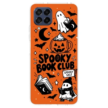 Picasee silikonski prozorni ovitek za Samsung Galaxy M53 5G - Spooky book club