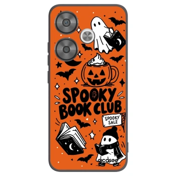 Picasee silikonski črni ovitek za Xiaomi Poco F6 - Spooky book club